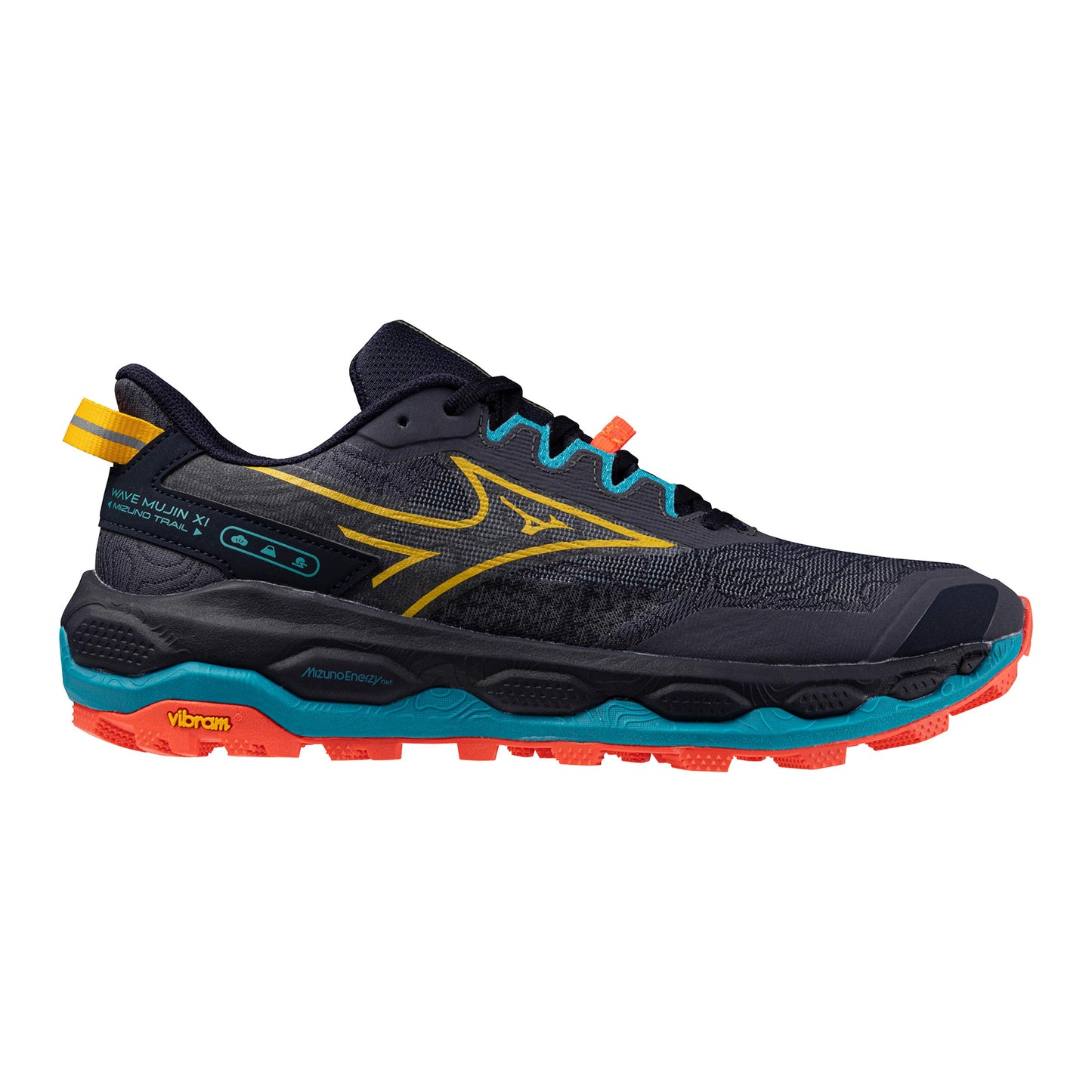 Mizuno Wave Mujin 11                       Trailschoen Heren-donkerblauw, oranje