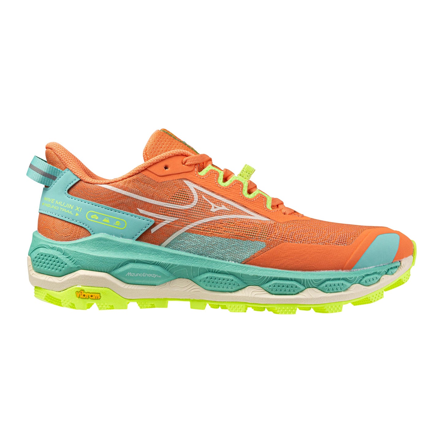 Mizuno Wave Mujin 11                   Trailschoen Dames-oranje, mint