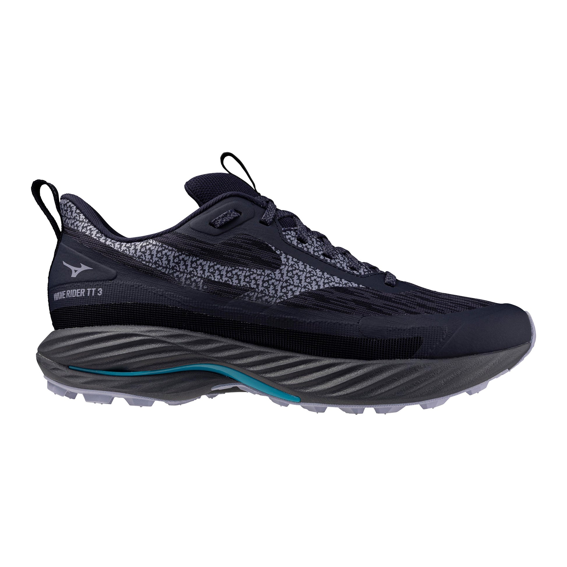 Mizuno Wave Rider TT 3                     Trailschoen Heren-donkergrijs, turkoois