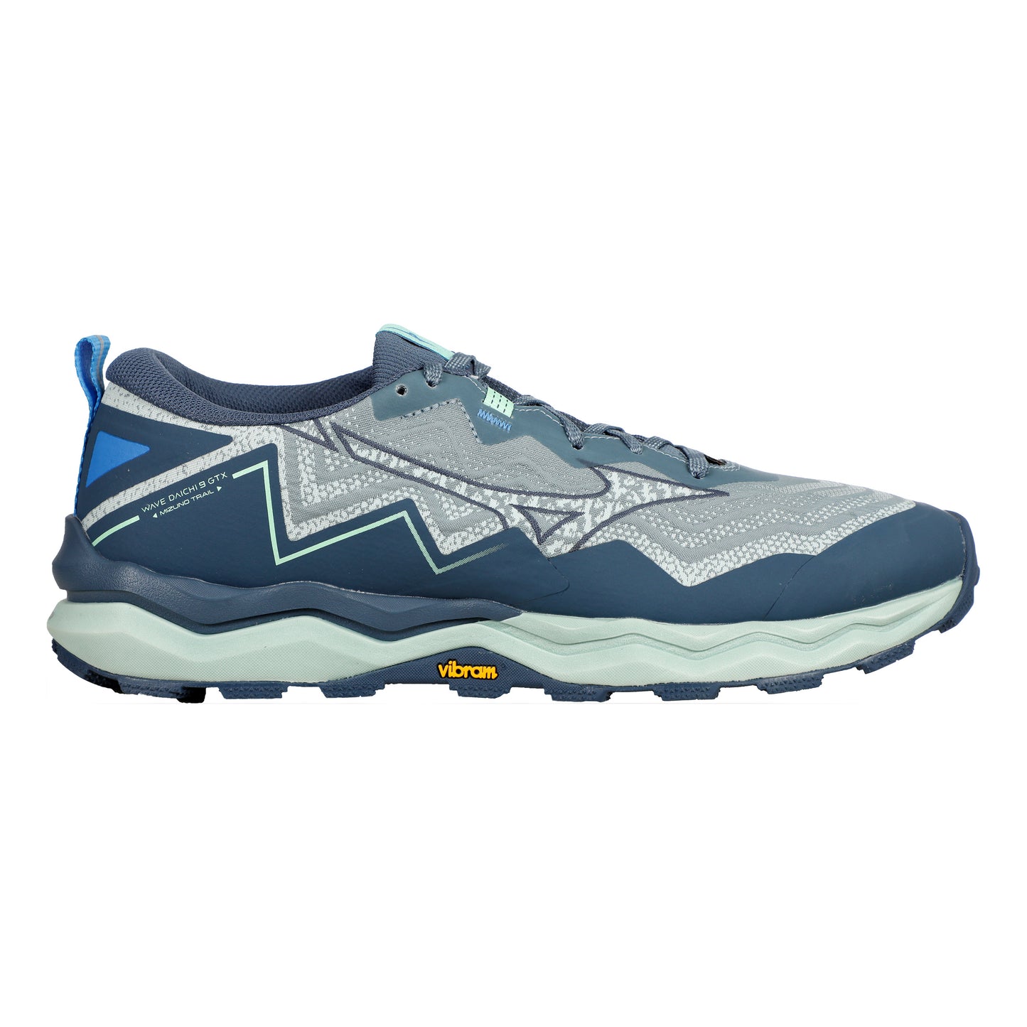 Mizuno Wave Daichi 9 GTX                   Trailschoen Heren-petrolblauw, mint