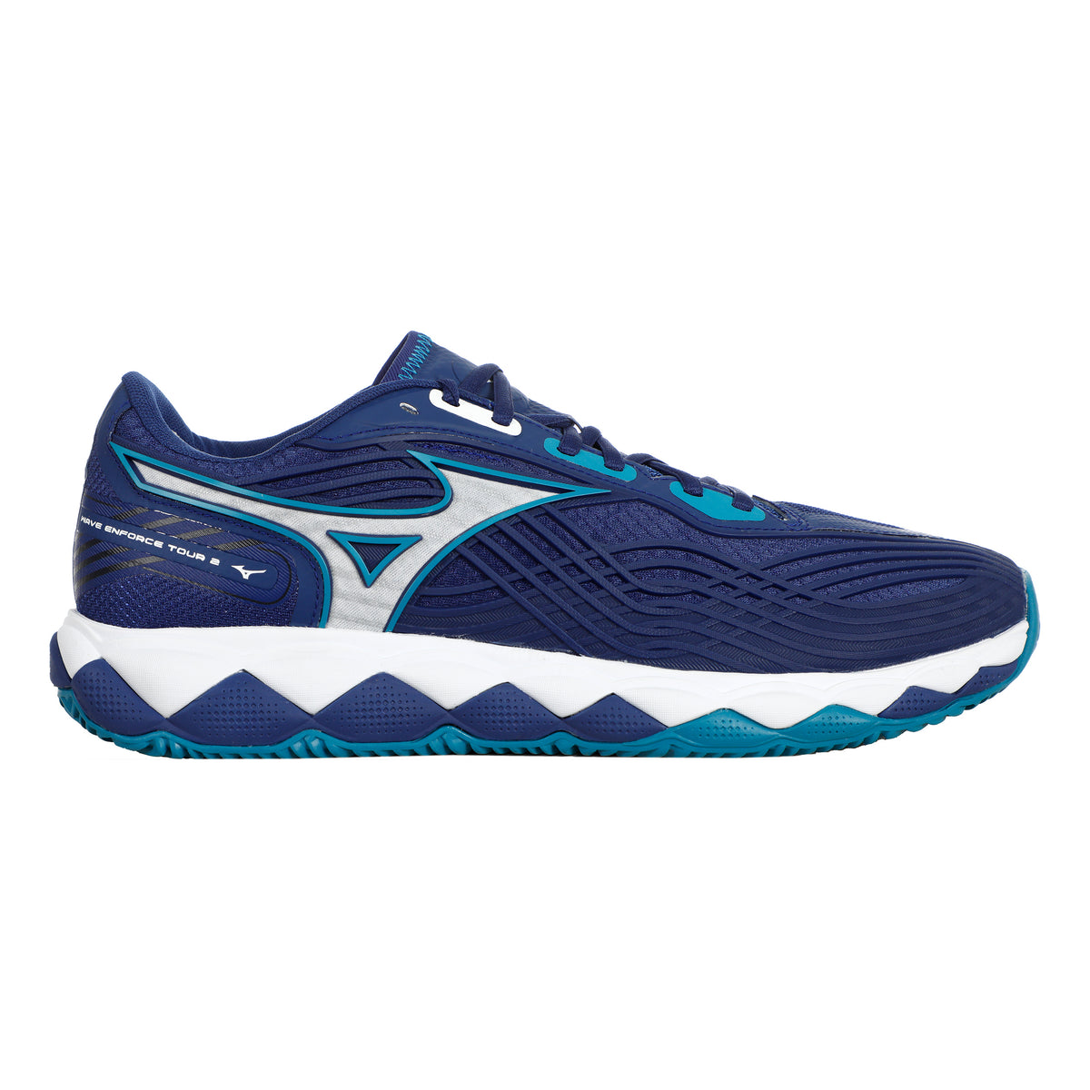 Mizuno Wave Enforce Tour 2 Gravelschoen Heren-Blauw,Wit