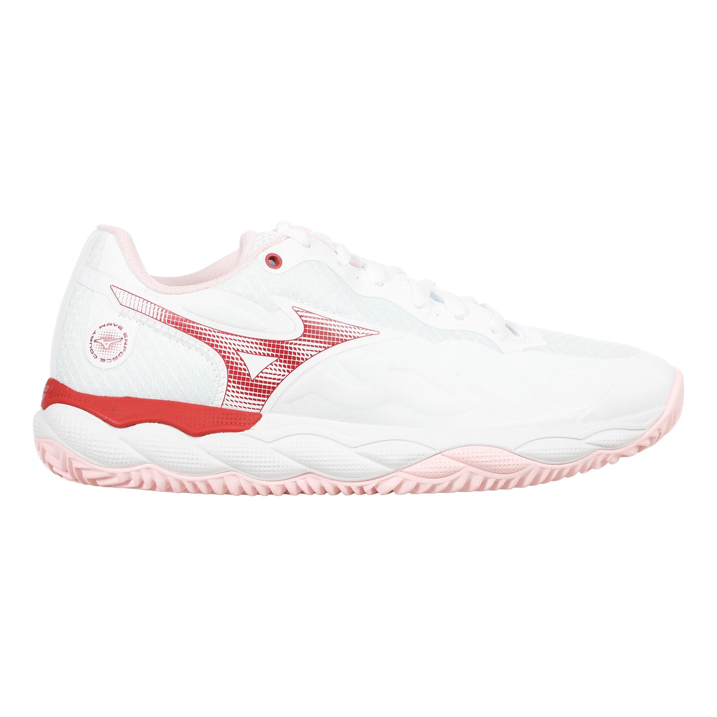 Mizuno Wave Enforce Court Gravelschoen Dames - wit, bes