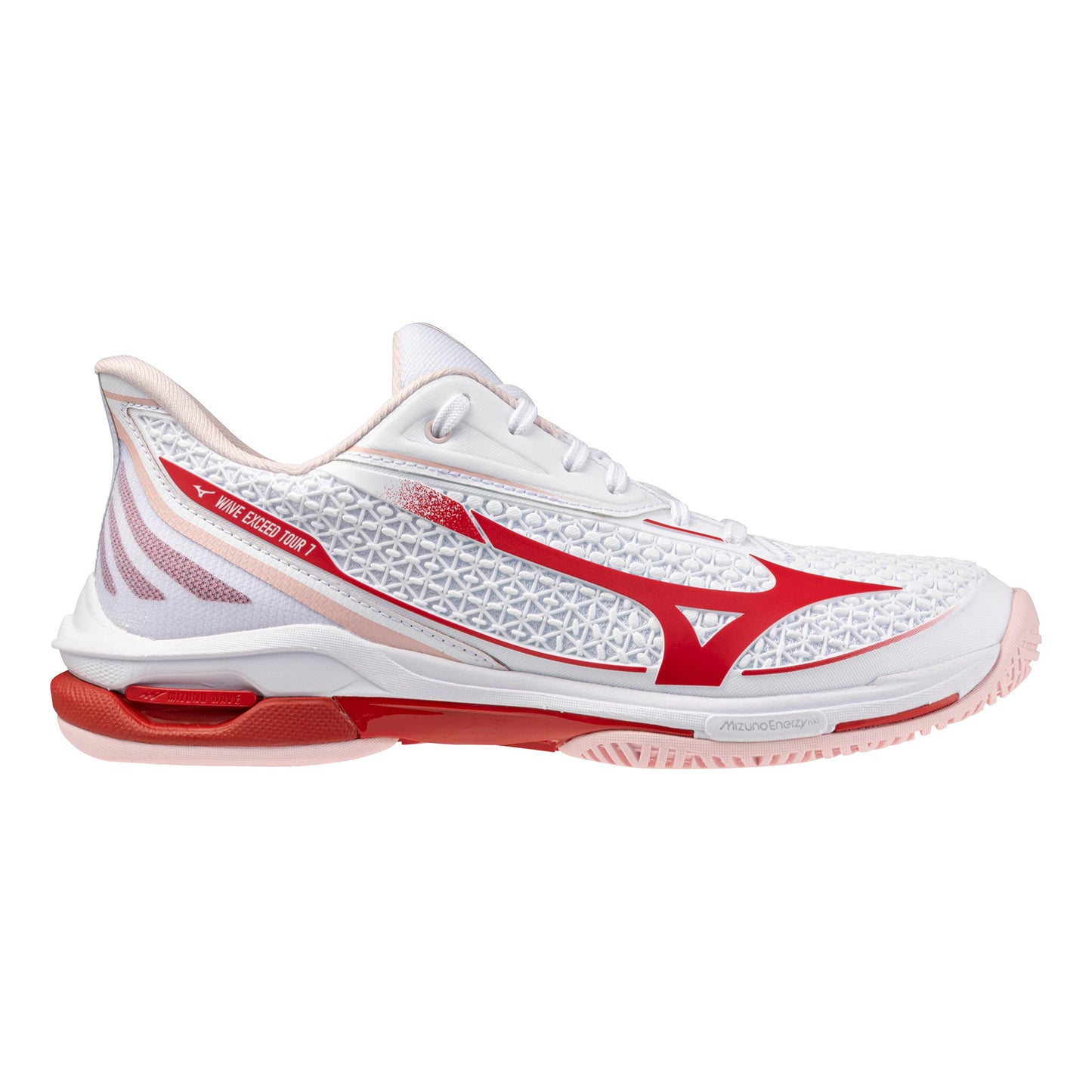 Mizuno Wave Exceed Tour 7 Allcourt schoen Dames - wit, rood