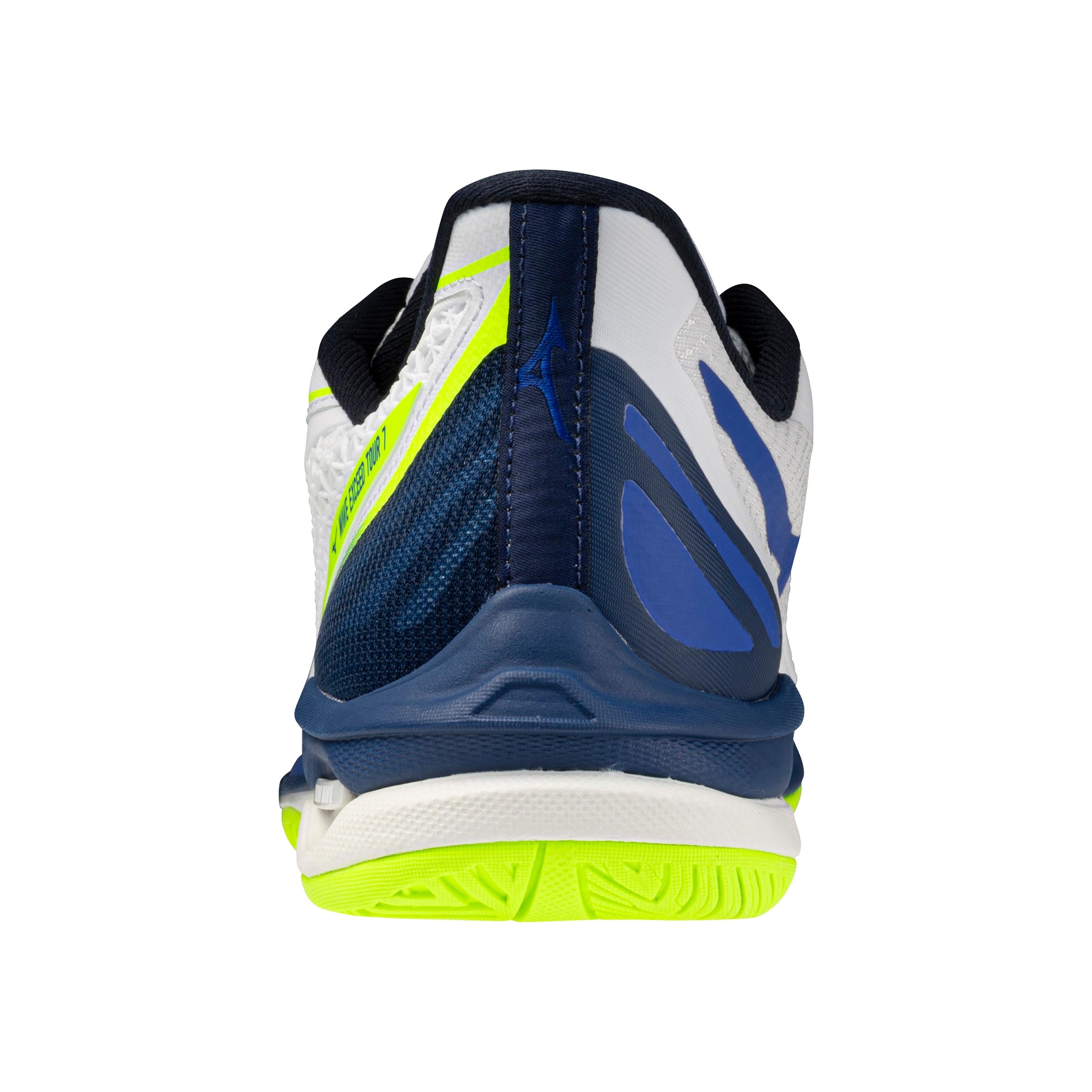 じゅんじゅん Wave Exceed Tour 7 Allcourt schoen Heren - blauw, limoen | Tennis