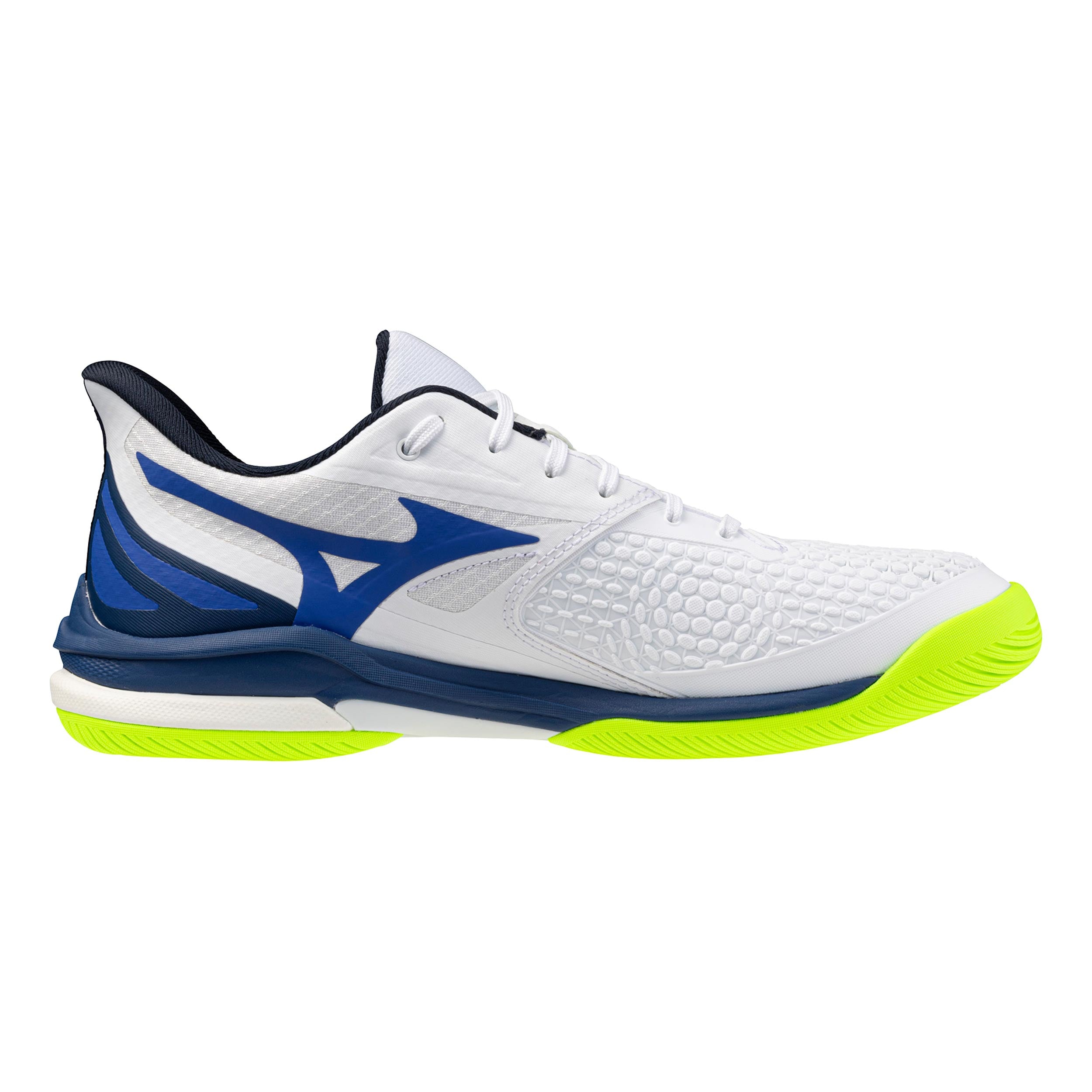 じゅんじゅん Wave Exceed Tour 7 Allcourt schoen Heren - blauw, limoen | Tennis