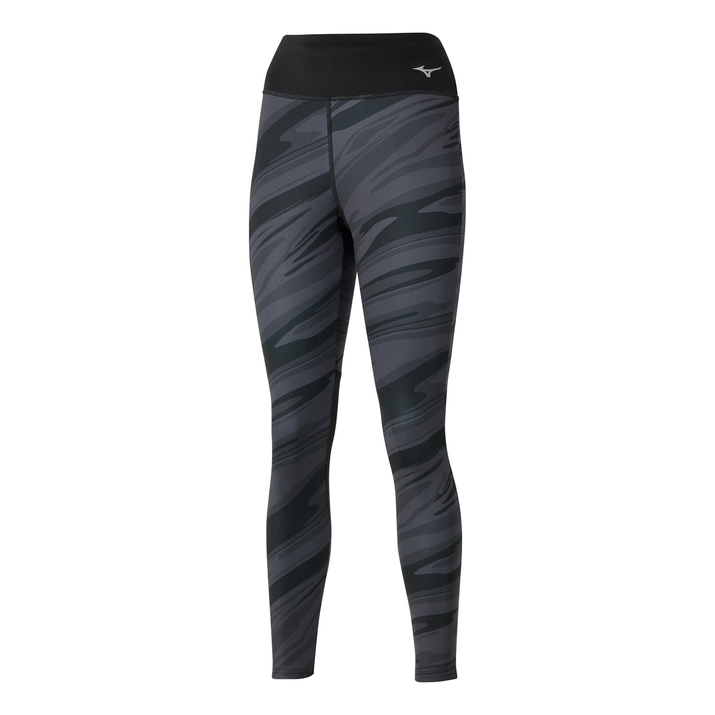 Mizuno 7/8 Printed Tight Dames-Zwart