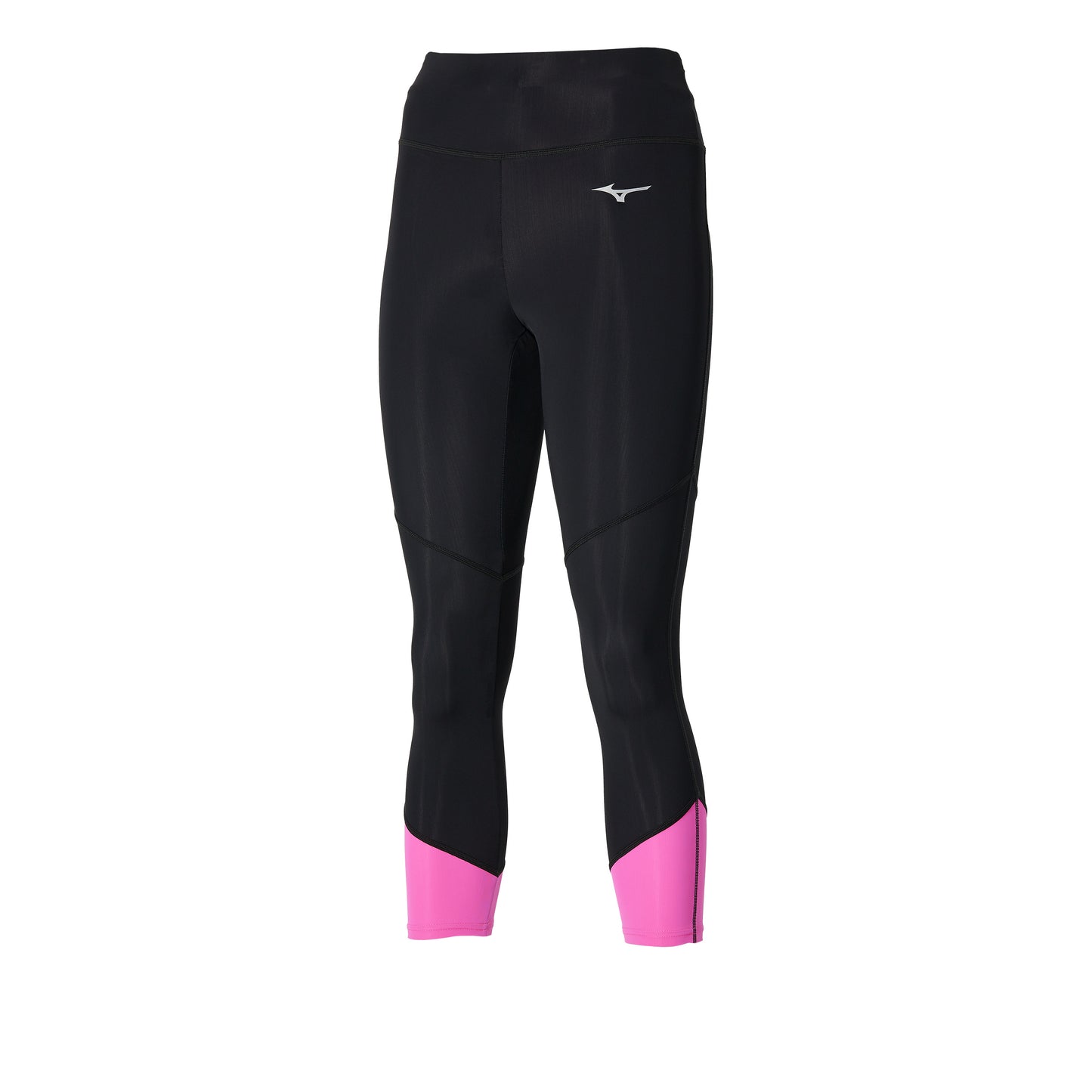 Mizuno Impulse Core 3/4 Tight Dames-Zwart,Pink