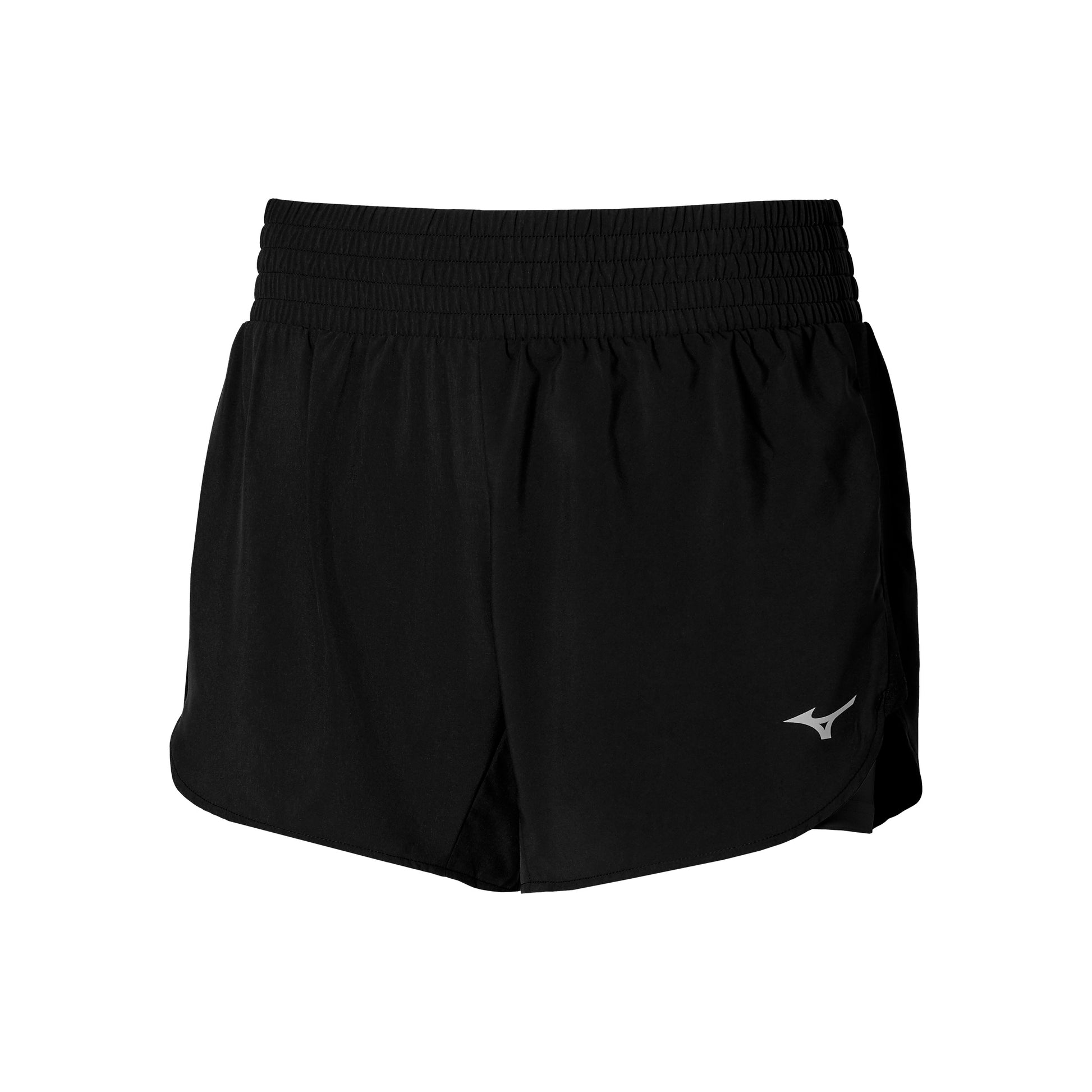 Mizuno 2in1 4.5 Hardloopshorts Dames-Zwart