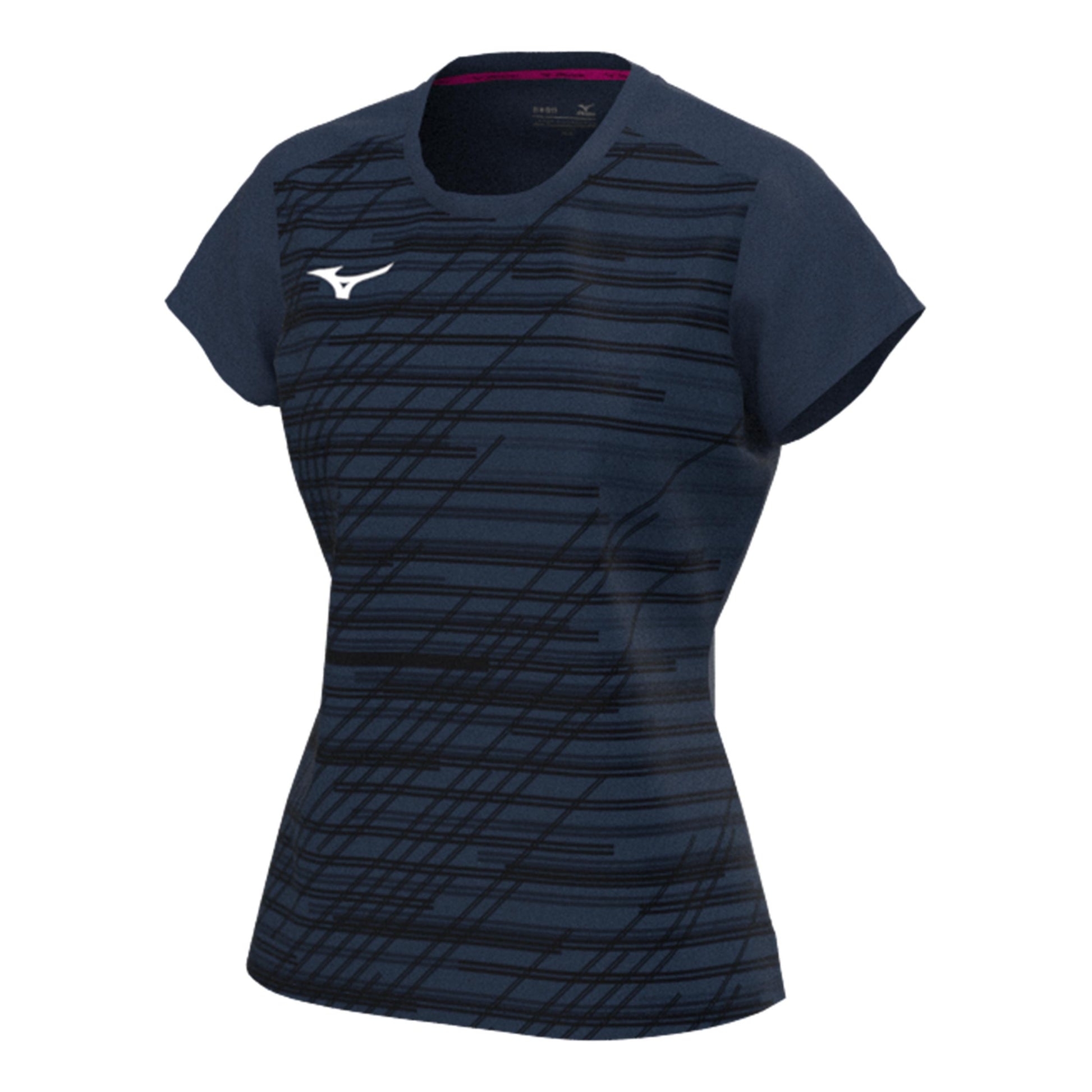 Mizuno Chiba T-shirt Dames-Donkerblauw