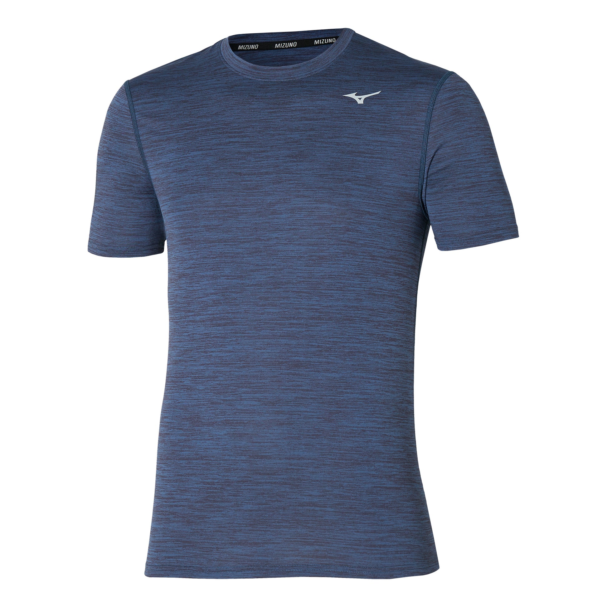 Mizuno Impulse Core Hardloopshirt Heren - blauw,