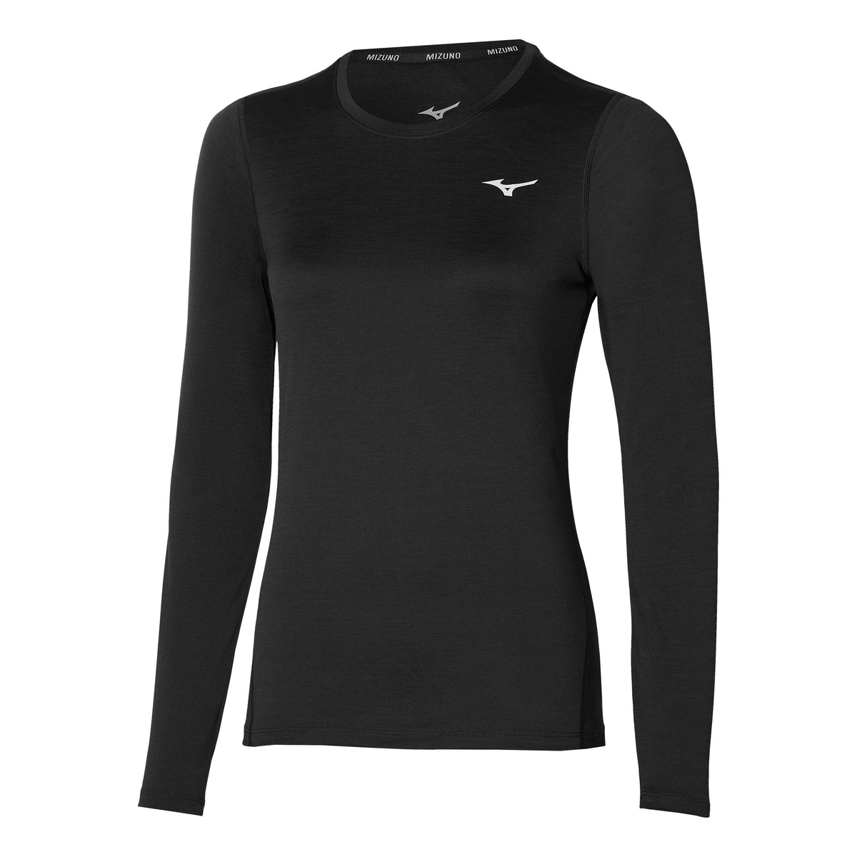 Mizuno Impulse core Hardloopshirt Dames - zwart,