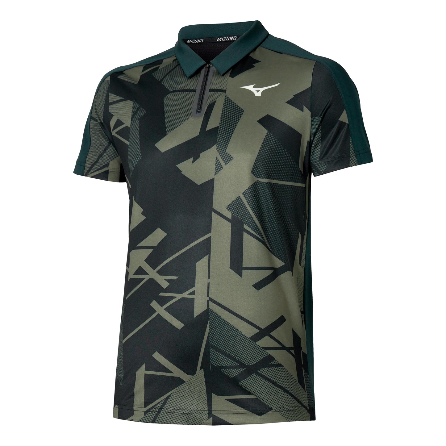 Mizuno Daybreakers Shadow Polo Heren-Zwart,Groen