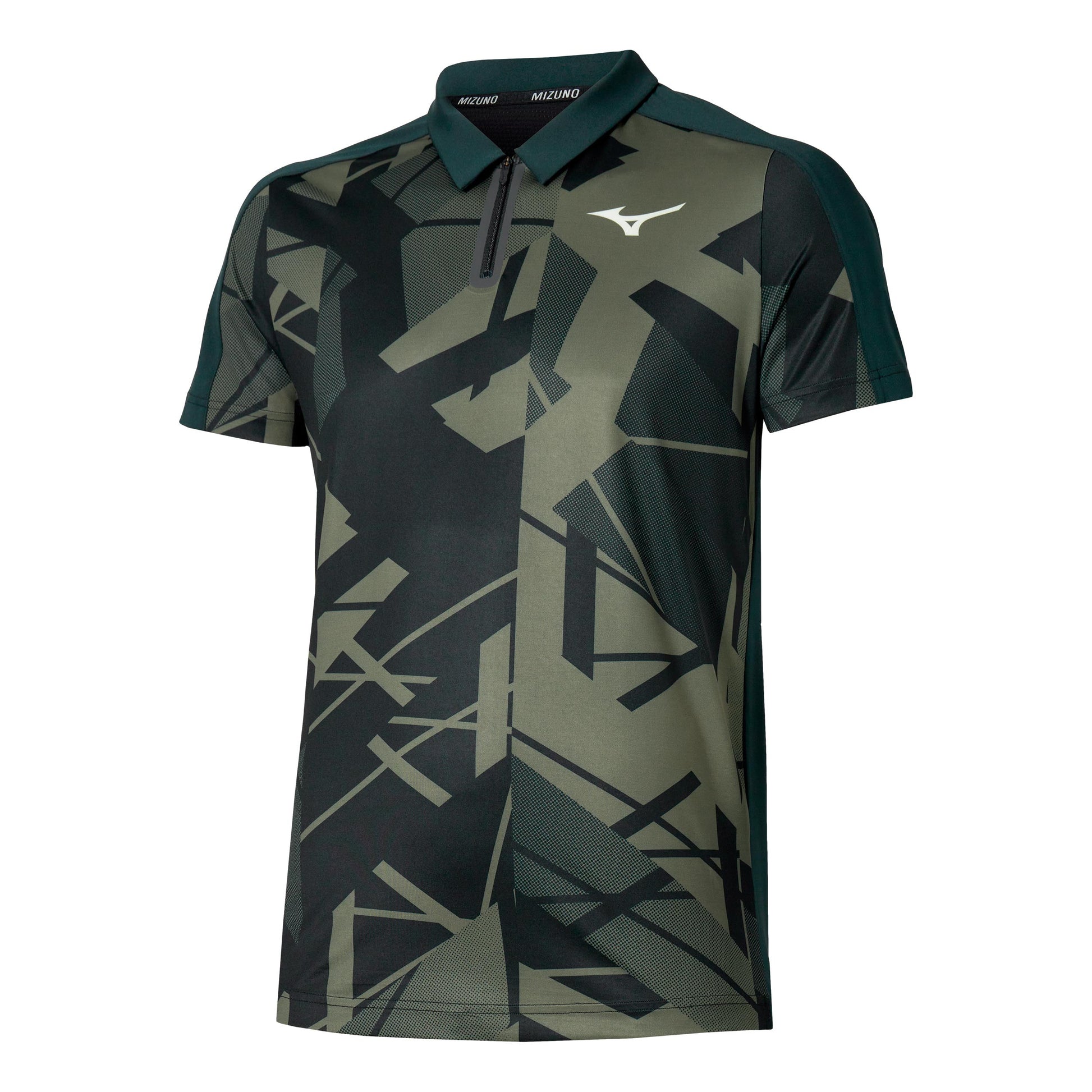 Mizuno Daybreakers Shadow Polo Heren-Zwart,Groen