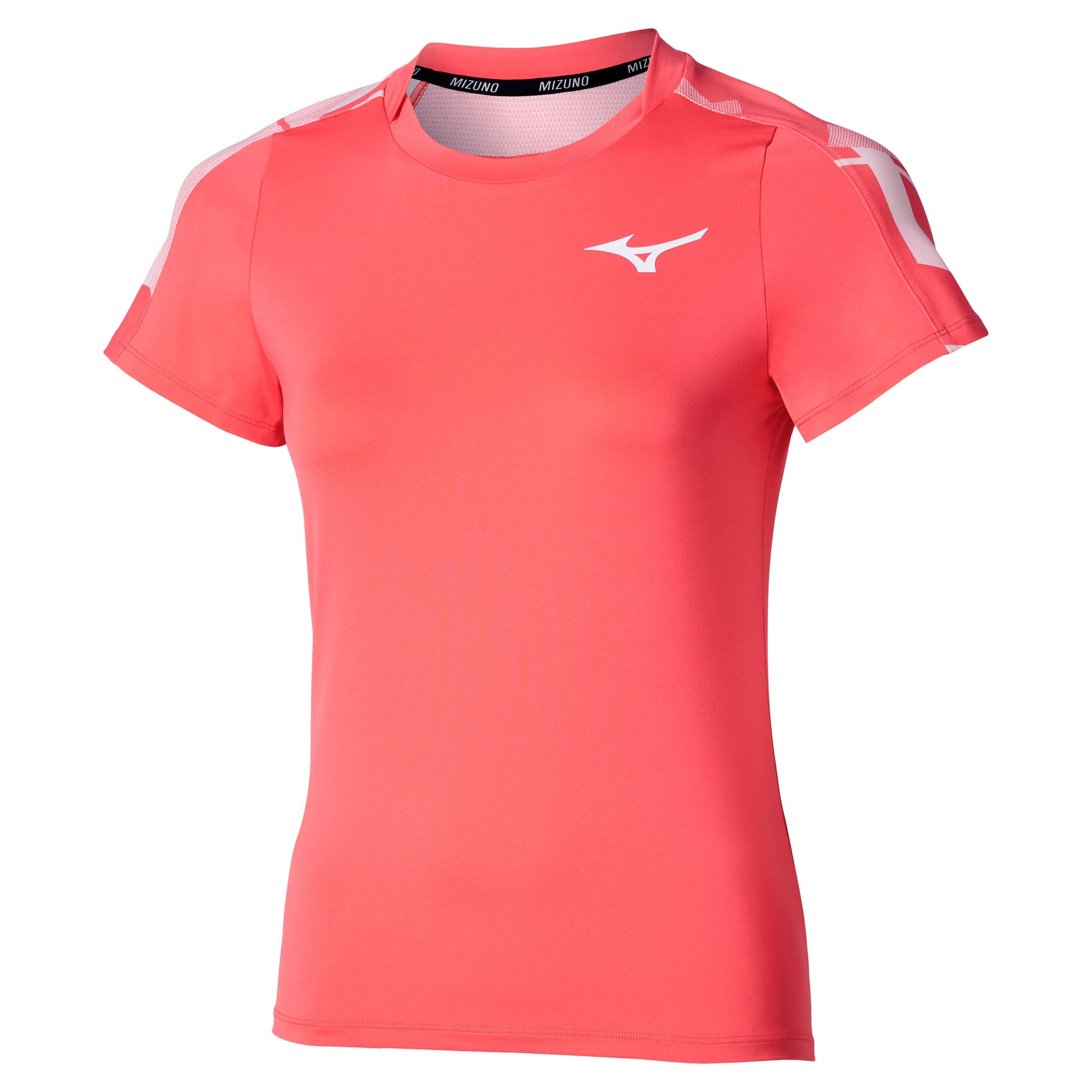 Mizuno Daybreakers Printed T-shirt Dames-Koraal