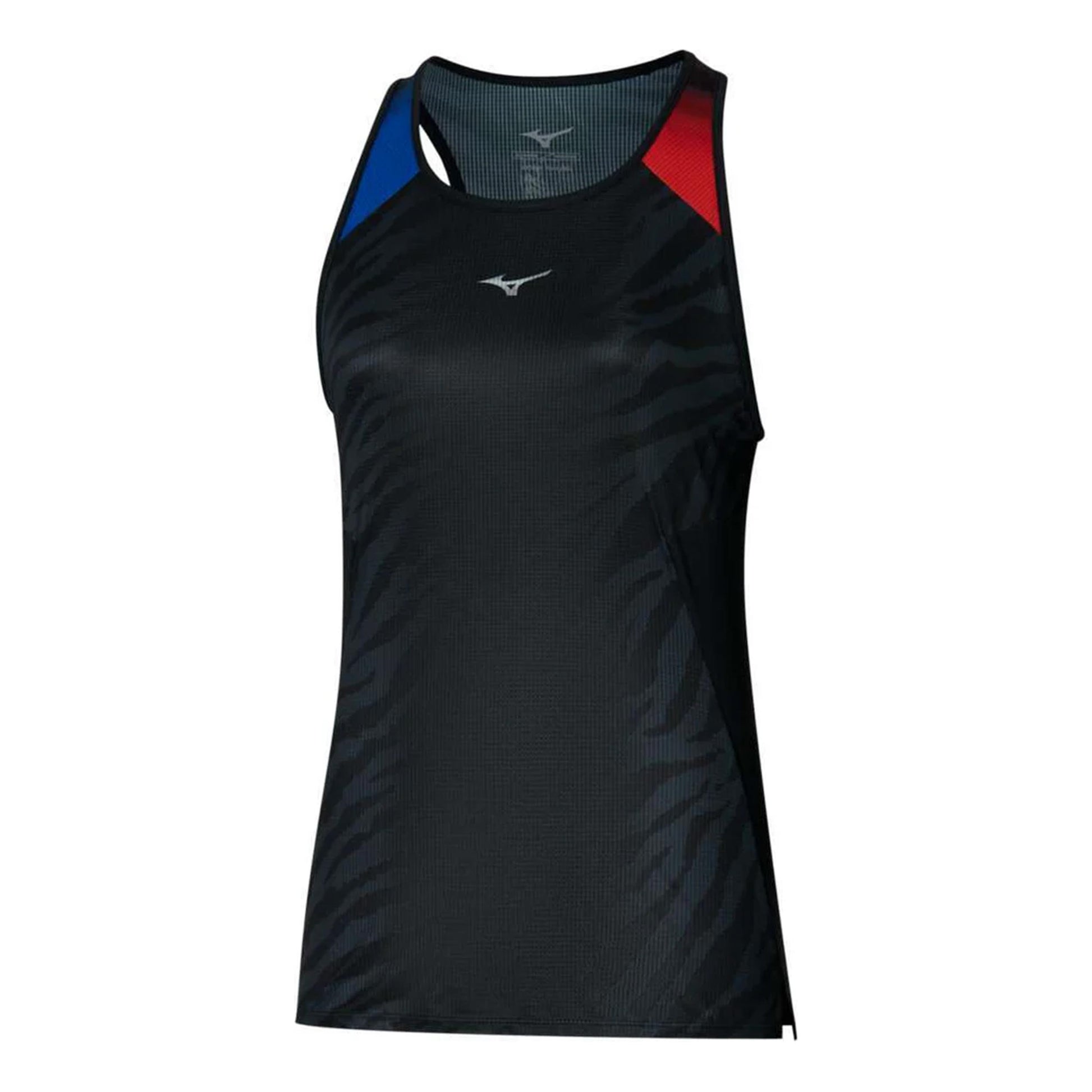 Mizuno DryAeroFlow Graphic Hardloopshirt Dames-Zwart