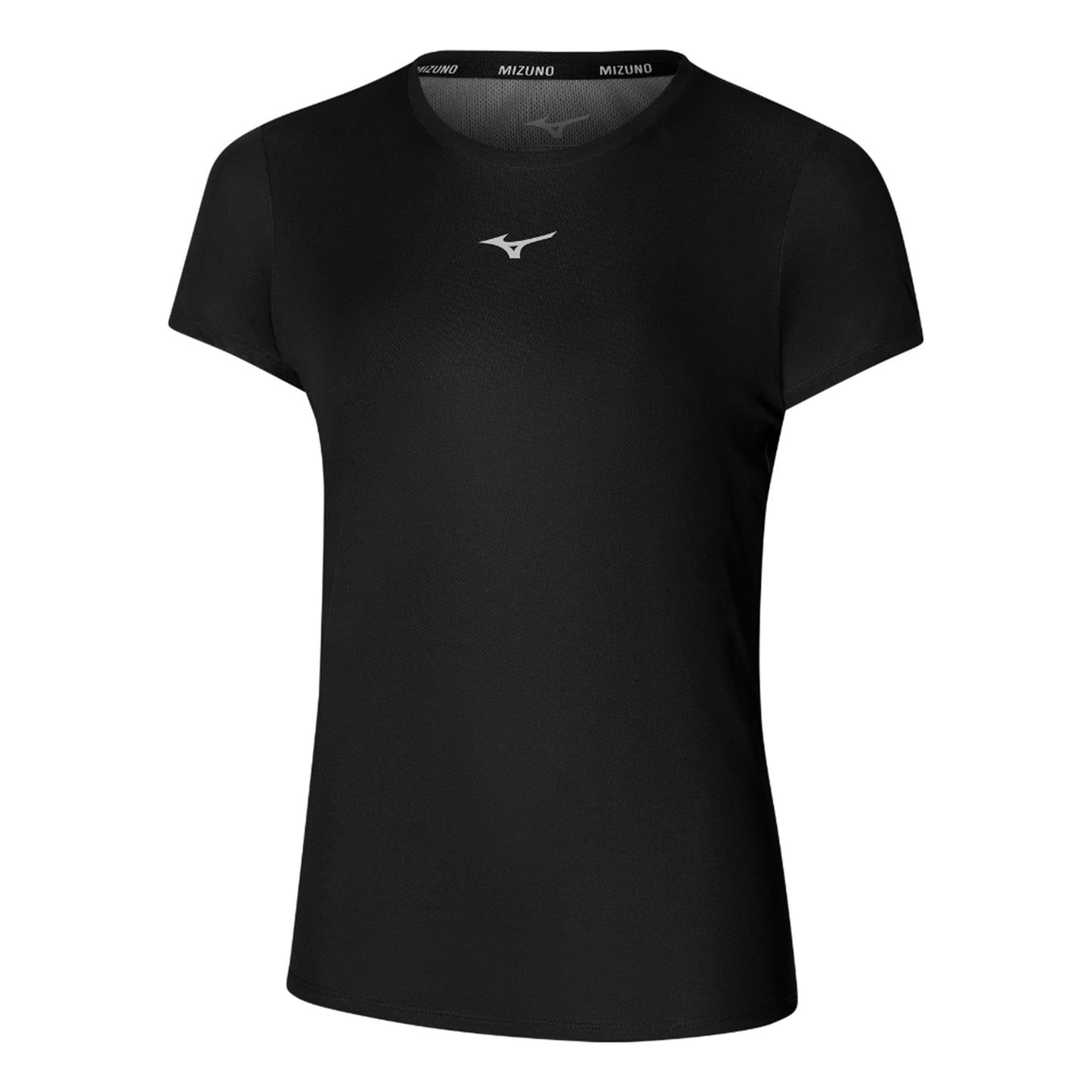 Mizuno Core Graphic Hardloopshirt Dames-Zwart