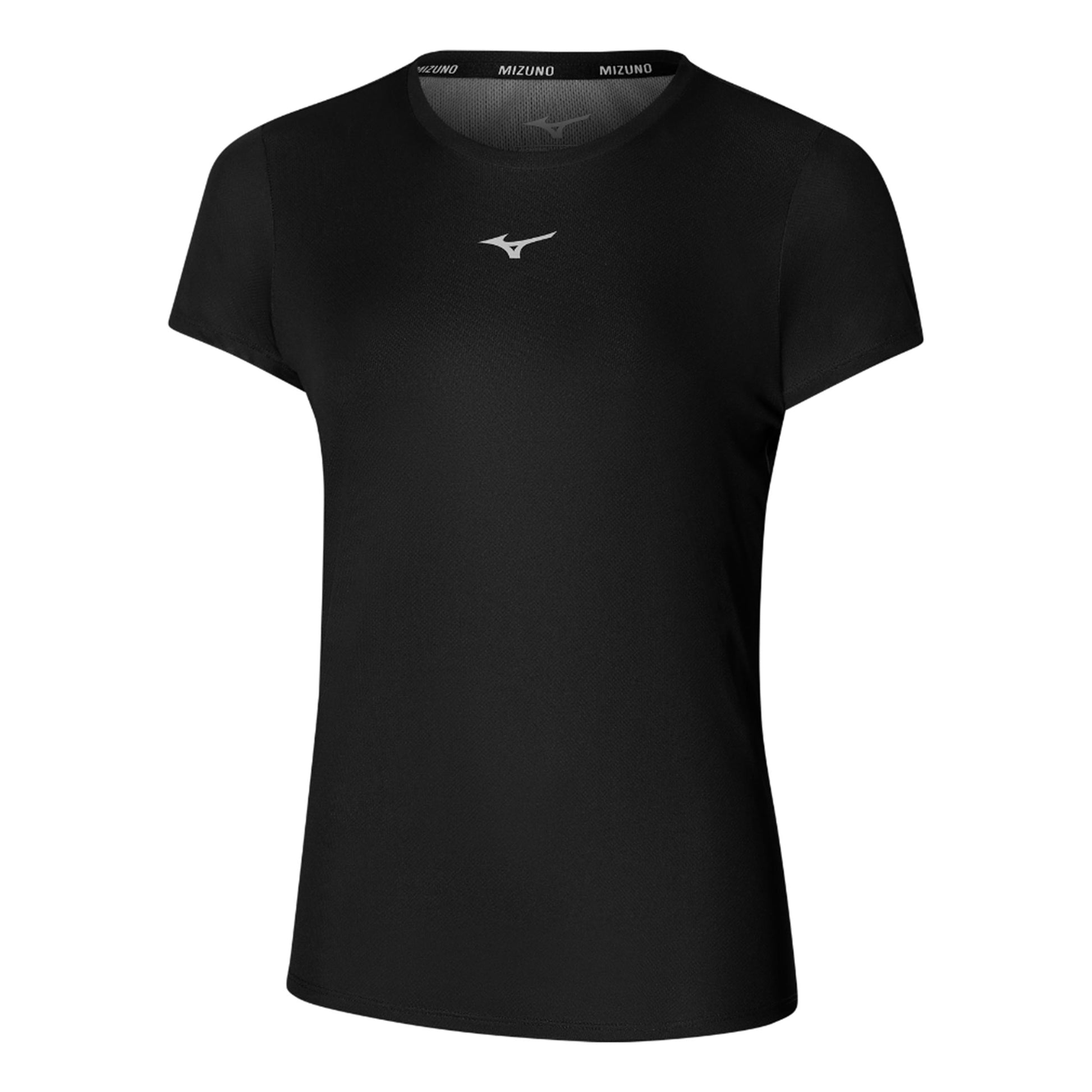 Mizuno Core Graphic Hardloopshirt Dames-Zwart