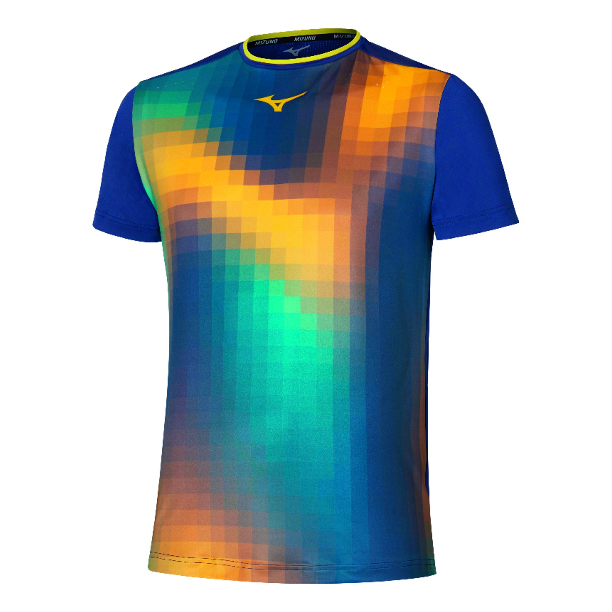 Mizuno Frontier Shadow Graphic T-shirt Heren-Blauw