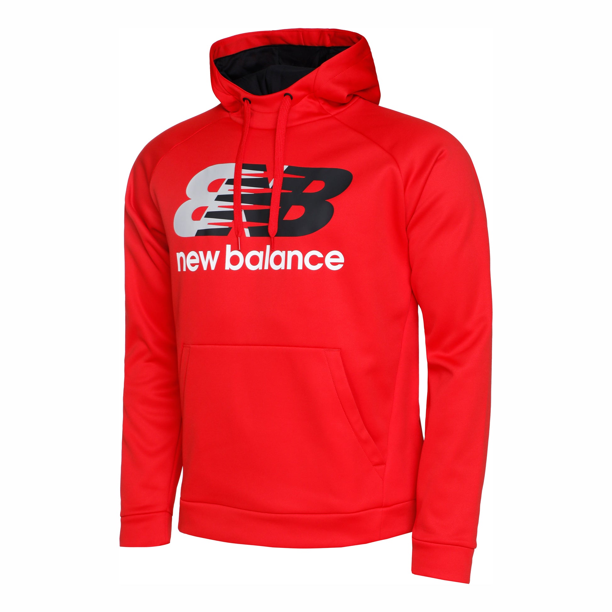 New Balance Tenacity Performance Printed Sweater met capuchon Heren - rood,