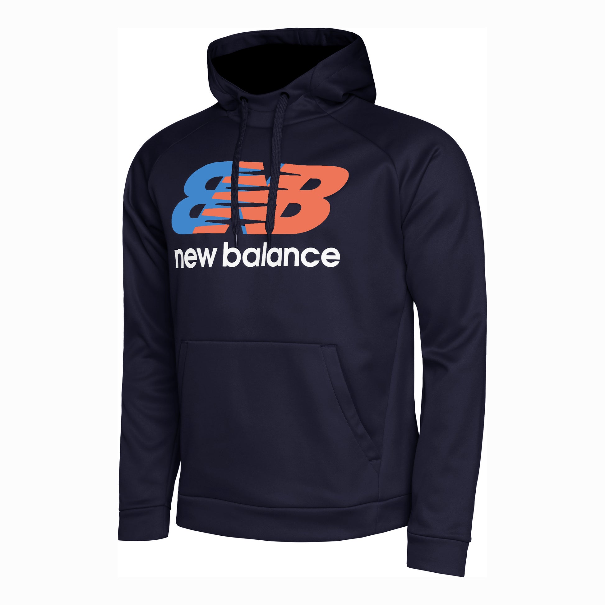 New Balance Tenacity Performance Printed Sweater met capuchon Heren - zwart,
