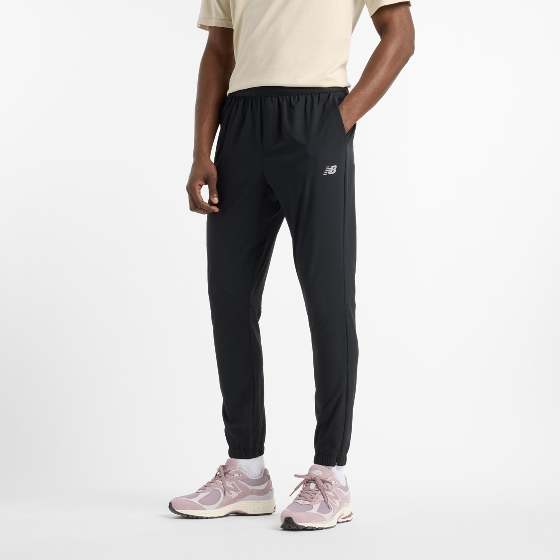 New Balance AC Trainingsbroek Heren-Zwart