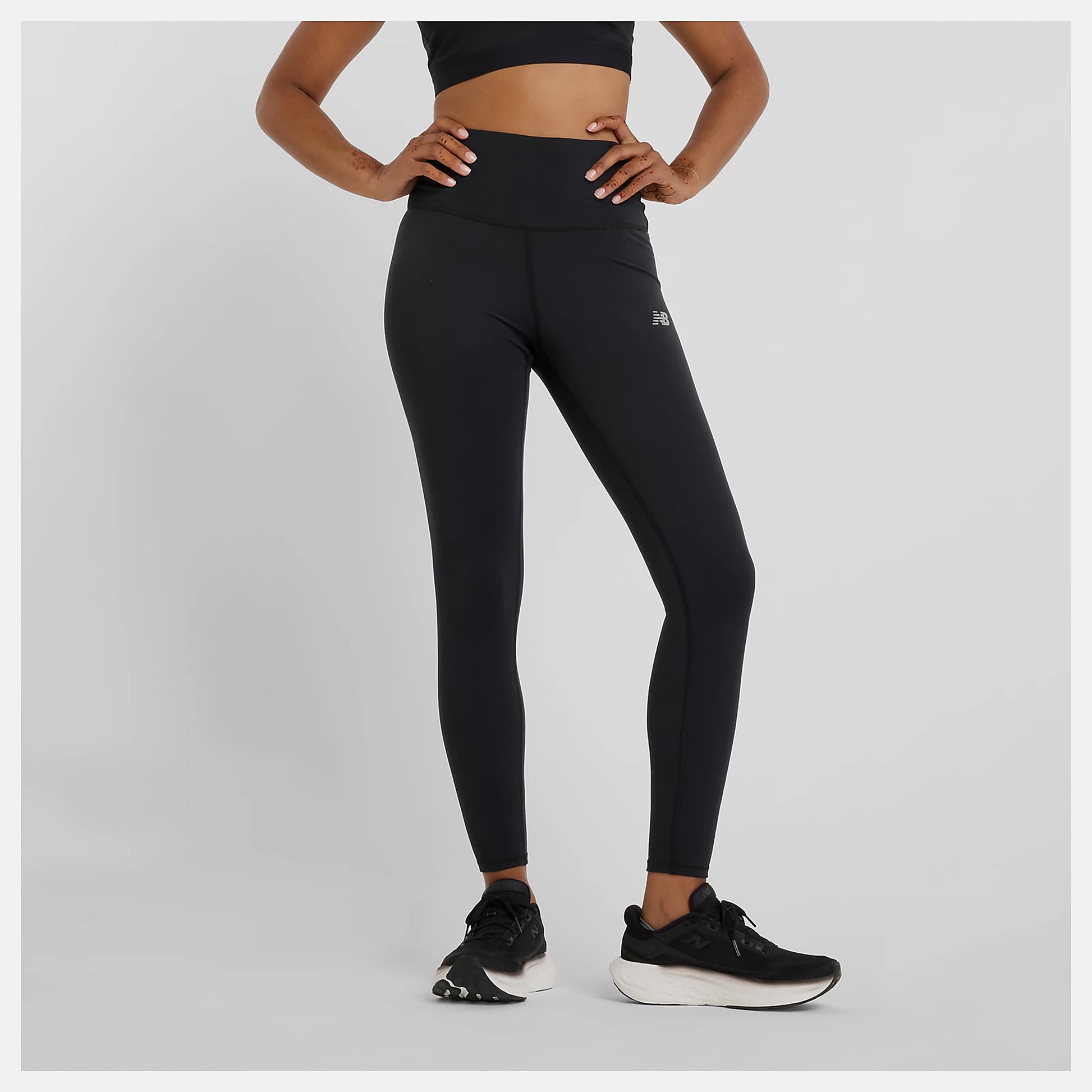 New Balance Harmony High Rise 25in Tight Dames-Zwart