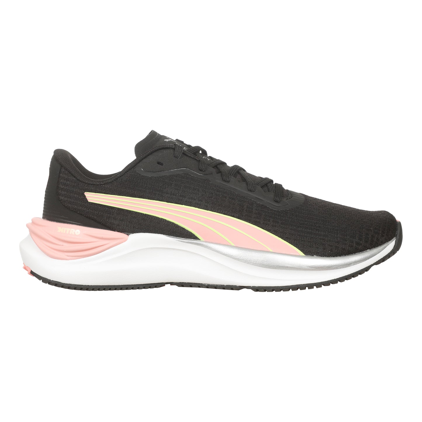 Puma Electrify Nitro 3 Neutrale Schoen Dames-Zwart,Roze