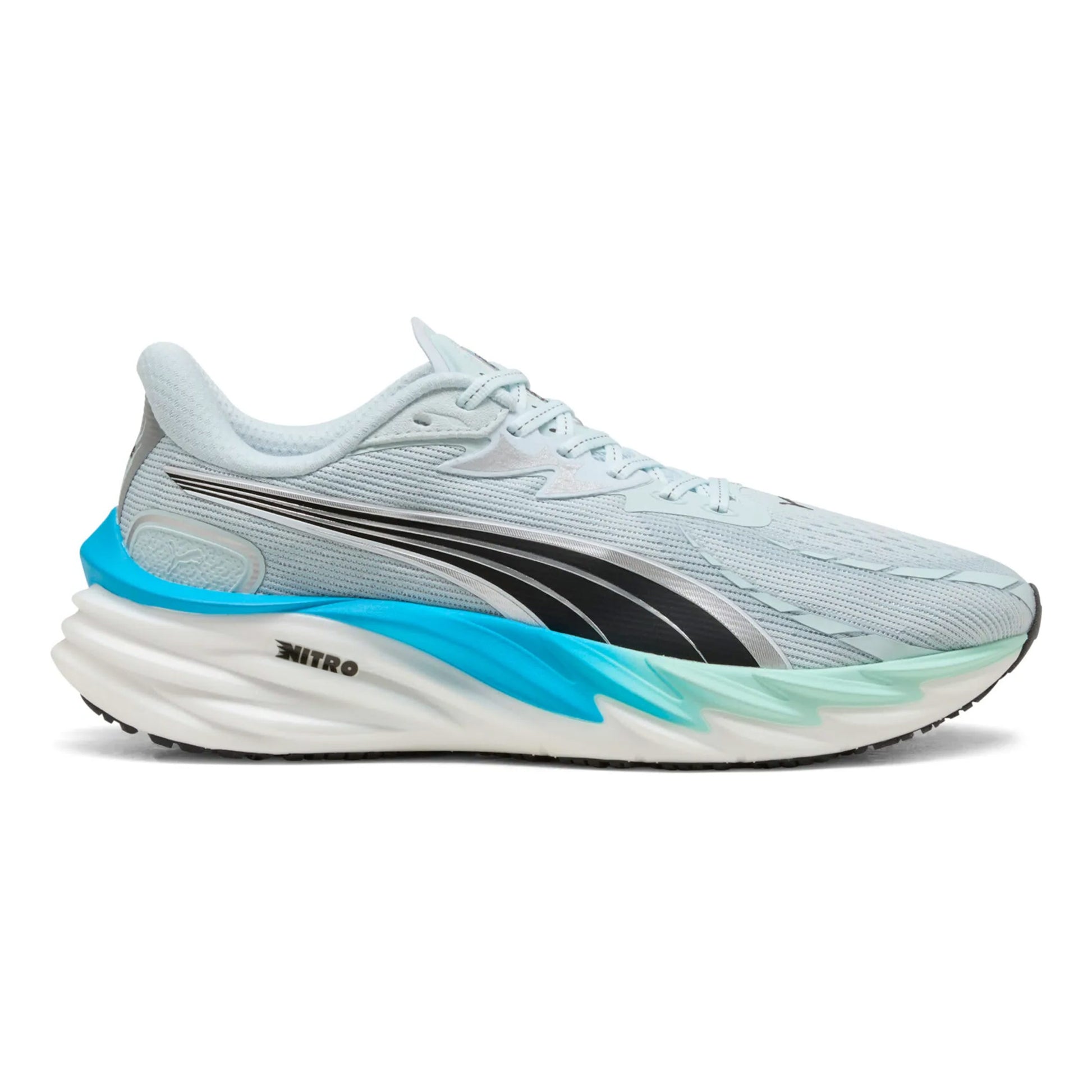Puma Velocity Nitro 4 Neutrale Schoen Heren-Mint,Blauw
