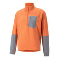 Seasons Raincell Half-Zip Topje hardlopen Heren - oranje, grijs