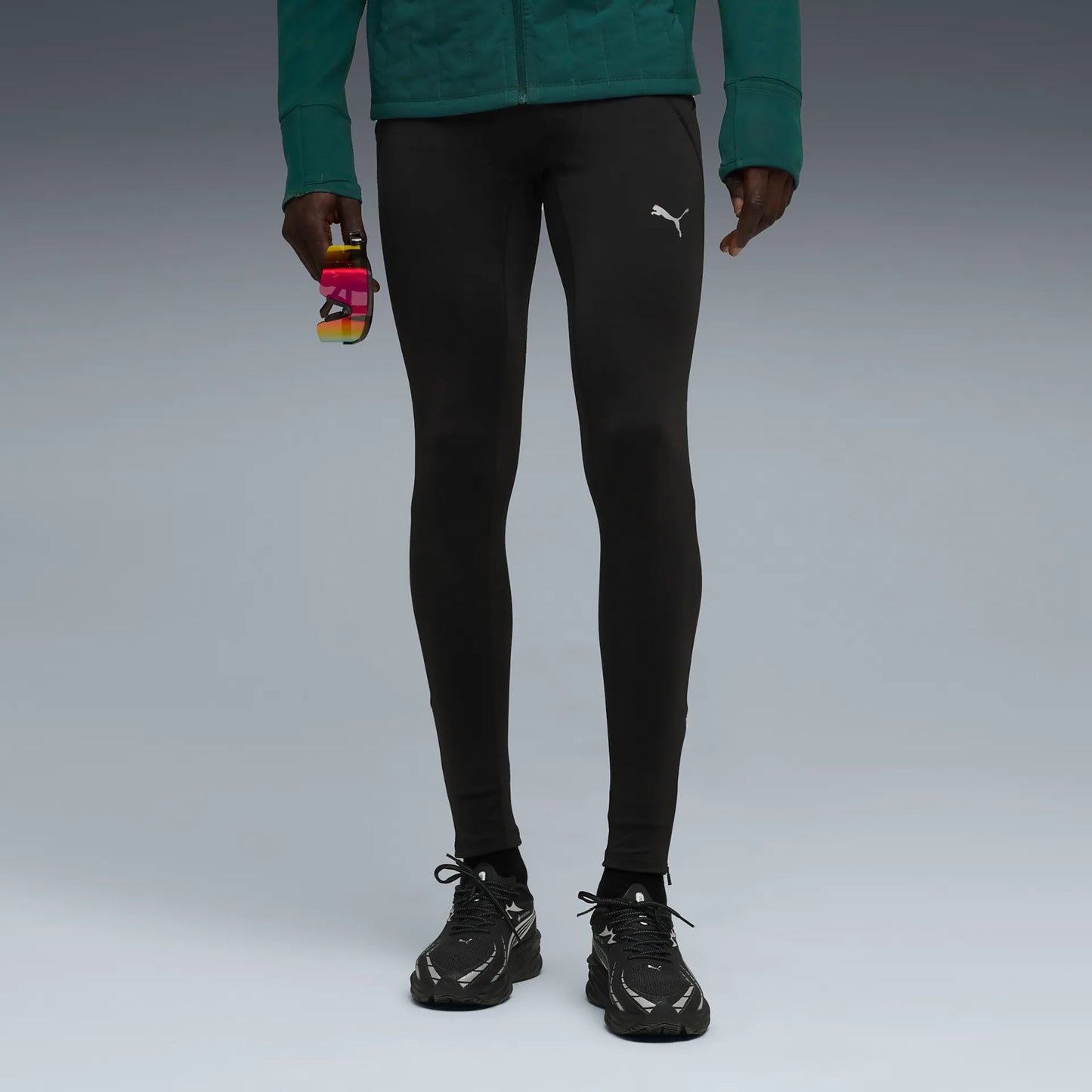Puma Microfleece Hardlooplegging Heren-Zwart