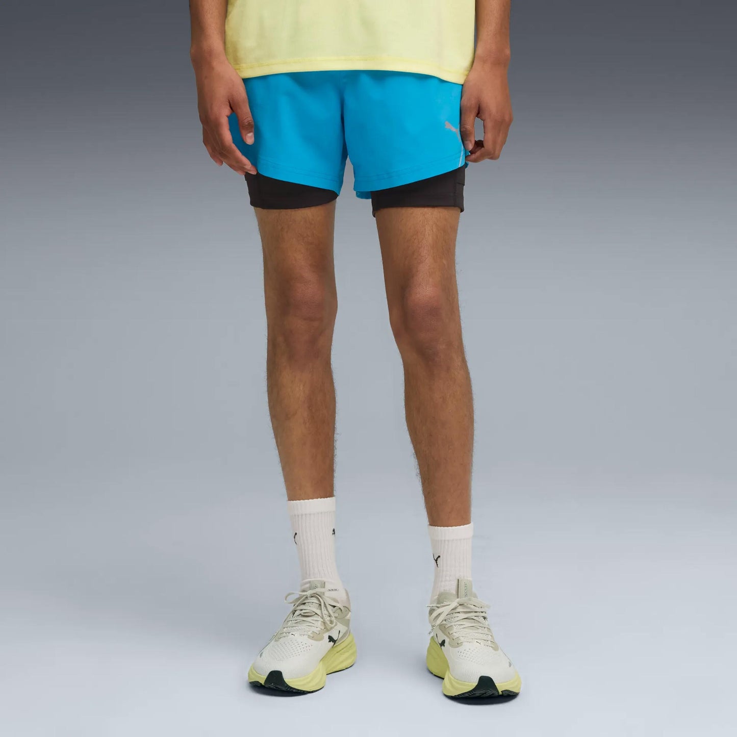 Puma Ultraweave 2in1 5in Hardloopshorts Heren-Blauw