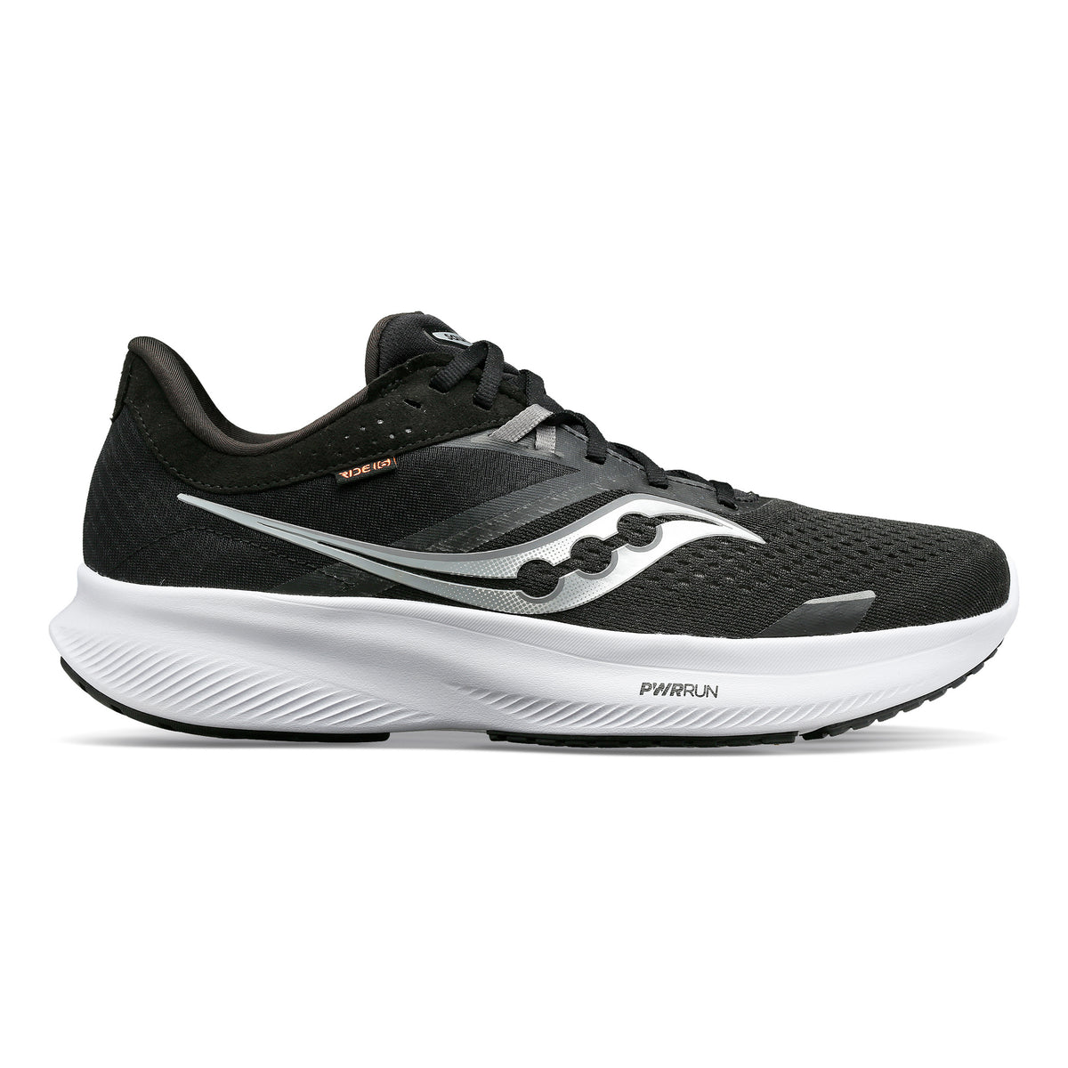 Saucony Ride 16 Neutrale schoen Dames - zwart, wit