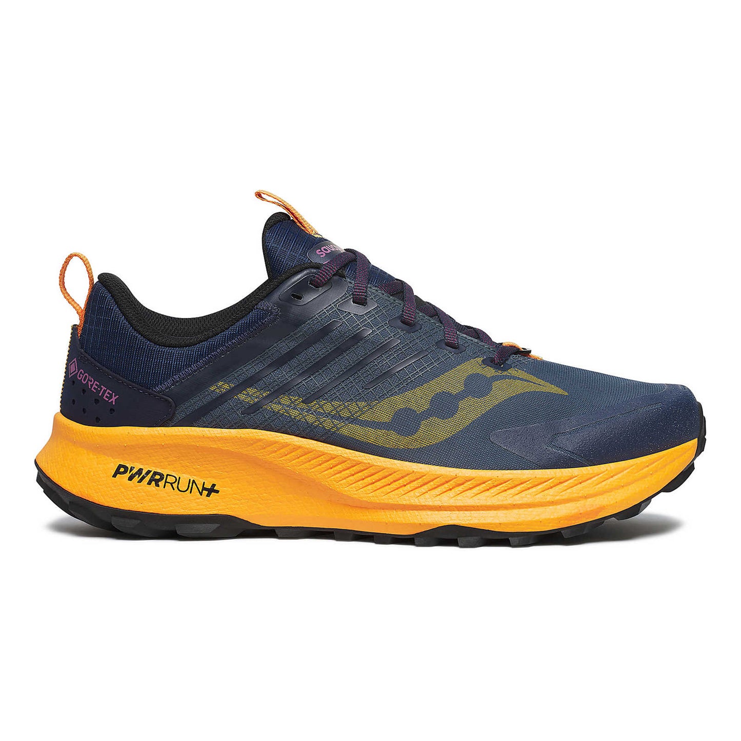 Saucony Ride TR2 GTX Trailschoen Heren-Donkerblauw,Oranje