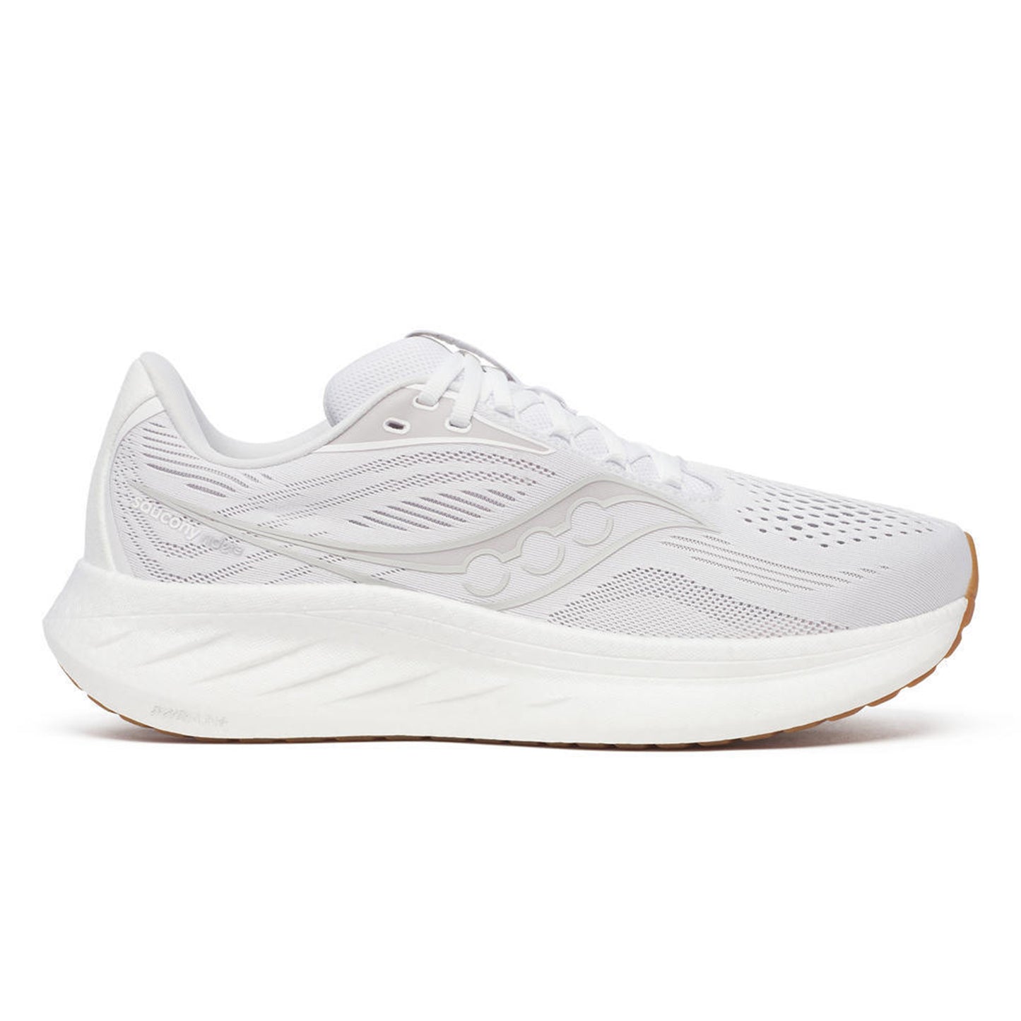 Saucony Ride 18 Neutrale schoen Heren - wit, lichtgrijs