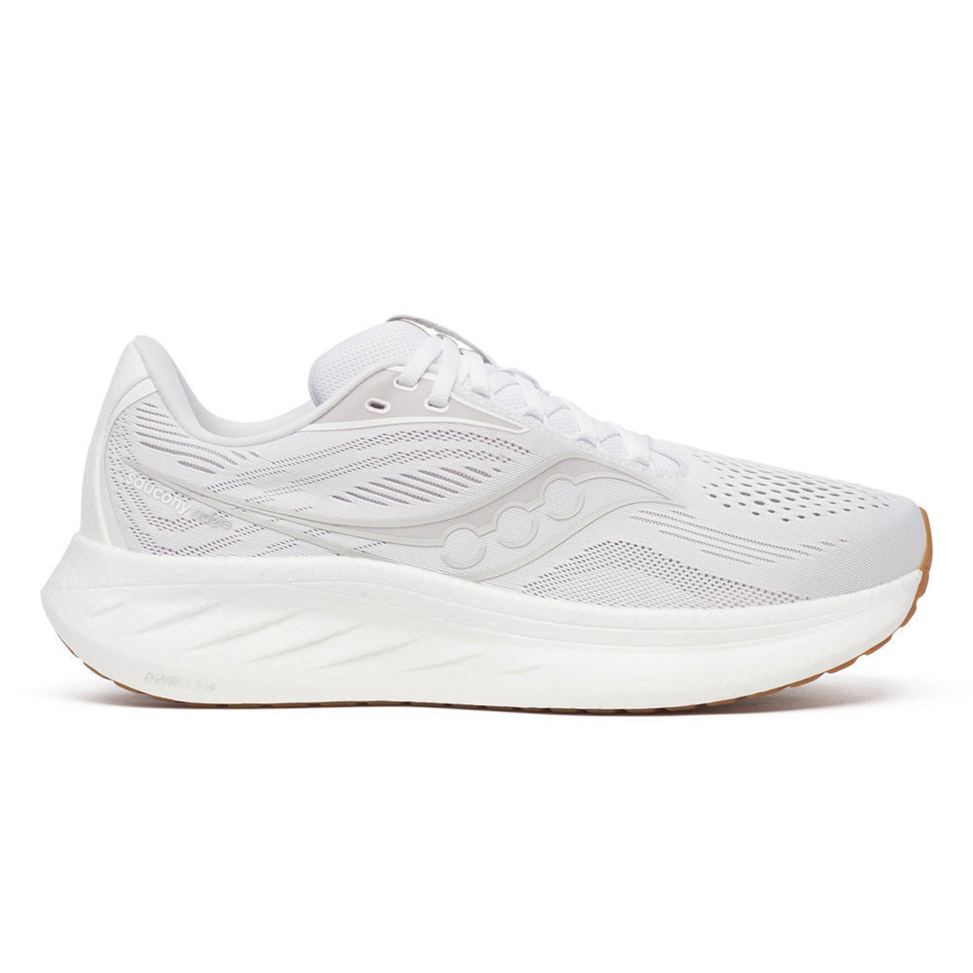 Saucony Ride 18 Neutrale schoen Heren - wit, lichtgrijs