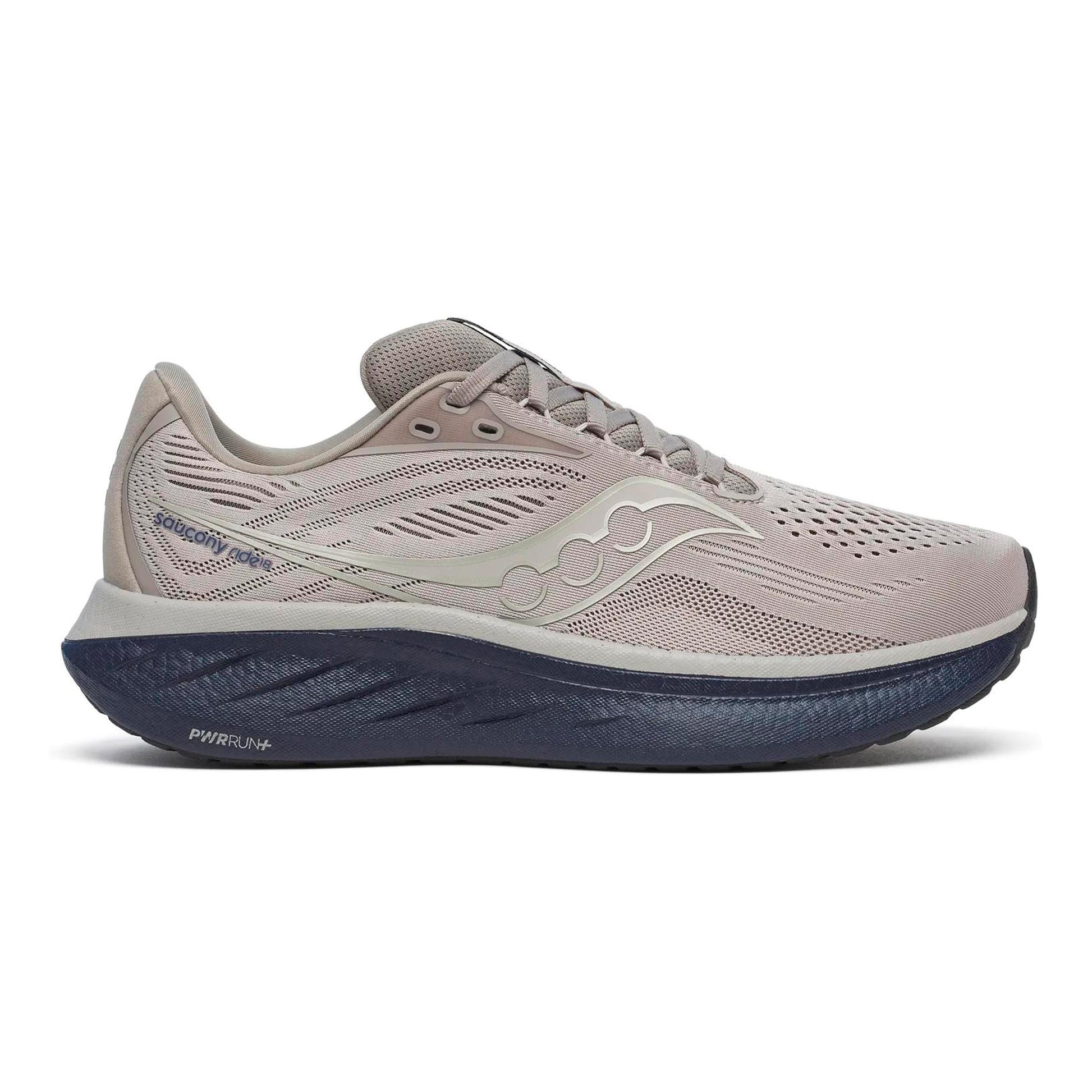 Saucony Ride 18 Neutrale schoen Heren - grijs, donkerblauw