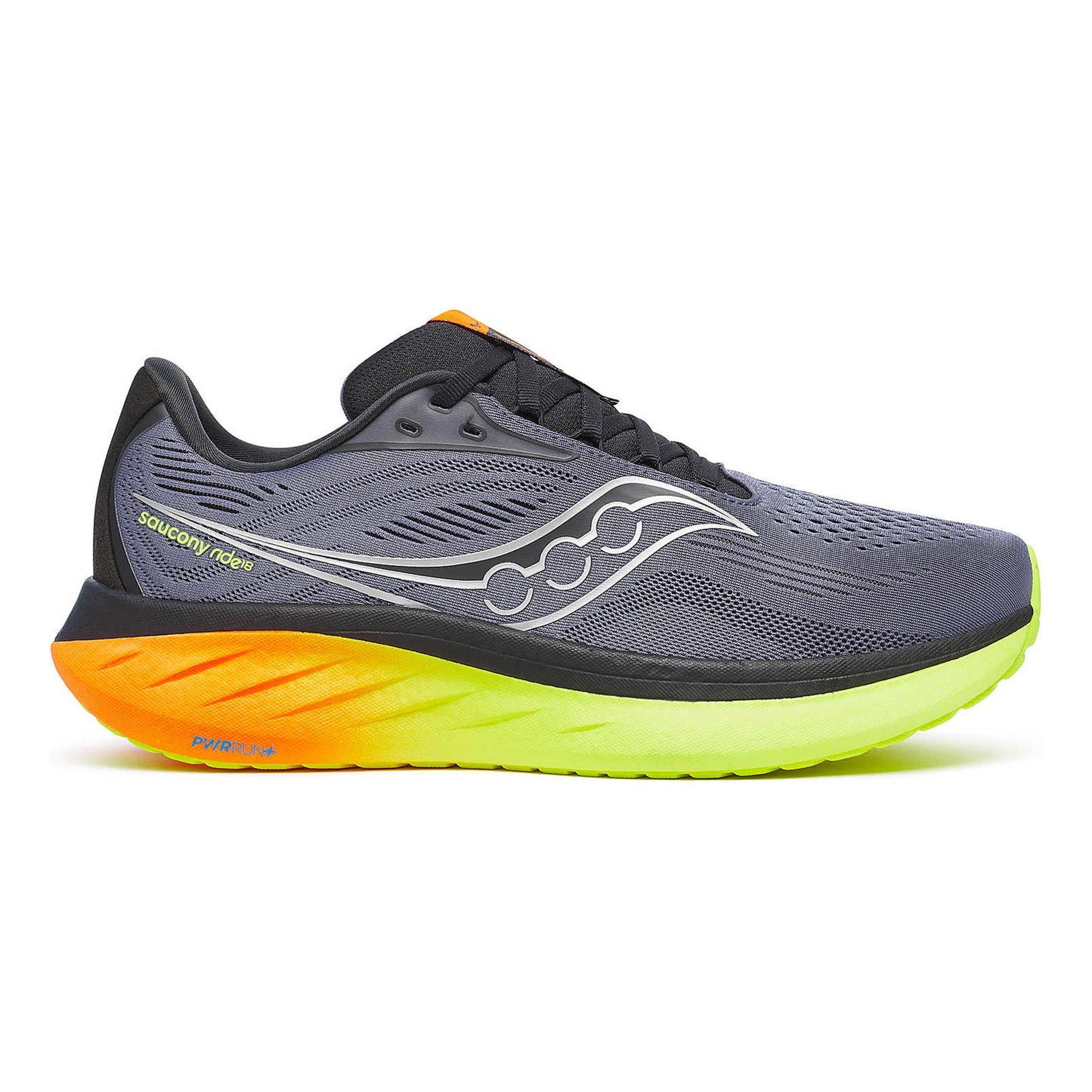 Saucony Ride 18 Neutrale Schoen Heren-Grijs,Veelkleurig