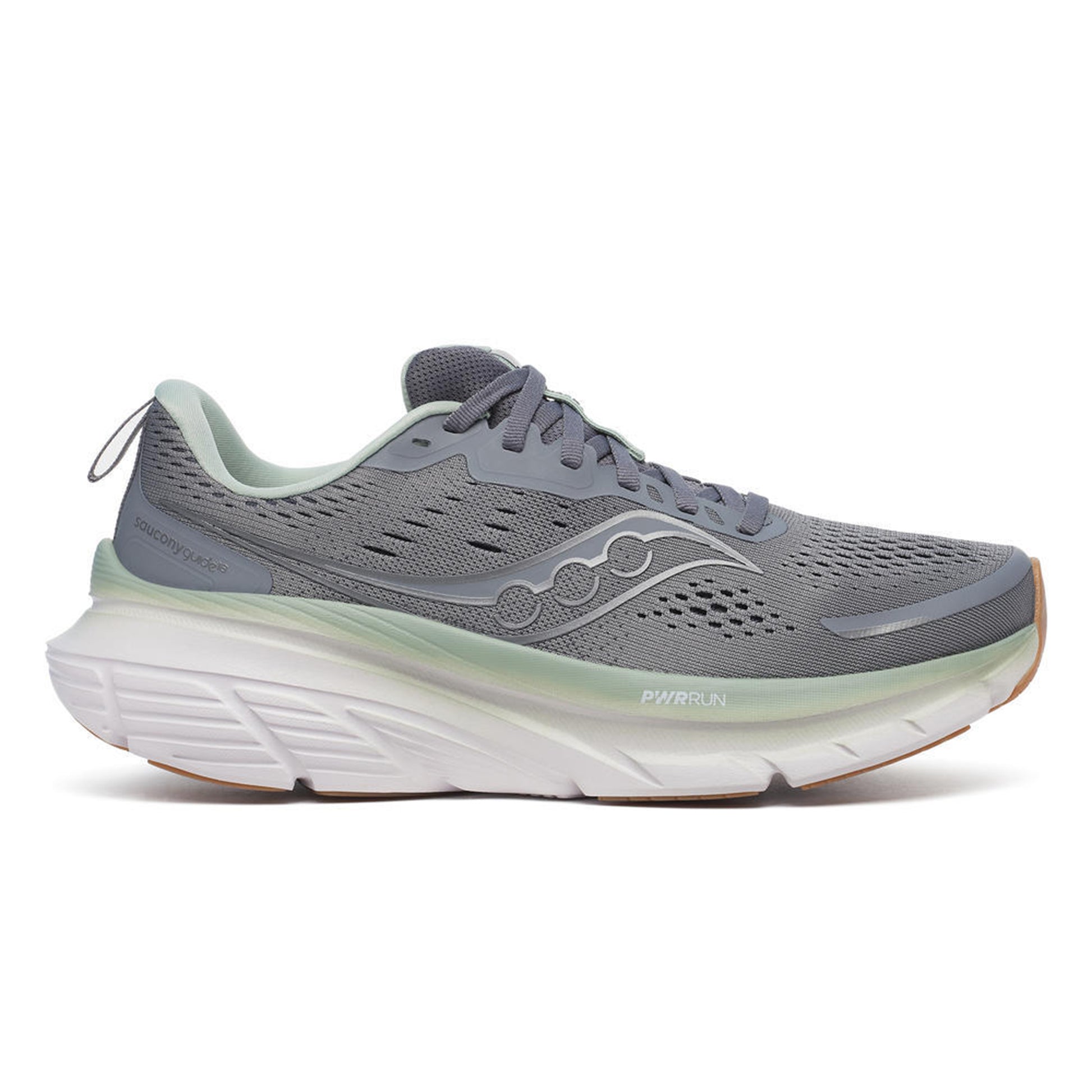 Saucony Guide 18 Stabiliteitsschoen Heren - grijs, lichtgroen