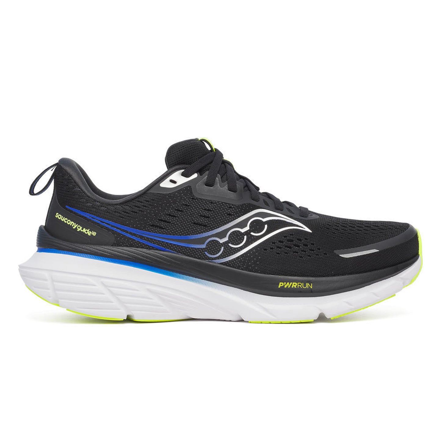 Saucony Guide 18 Stabiliteitsschoen Heren-Zwart,Blauw