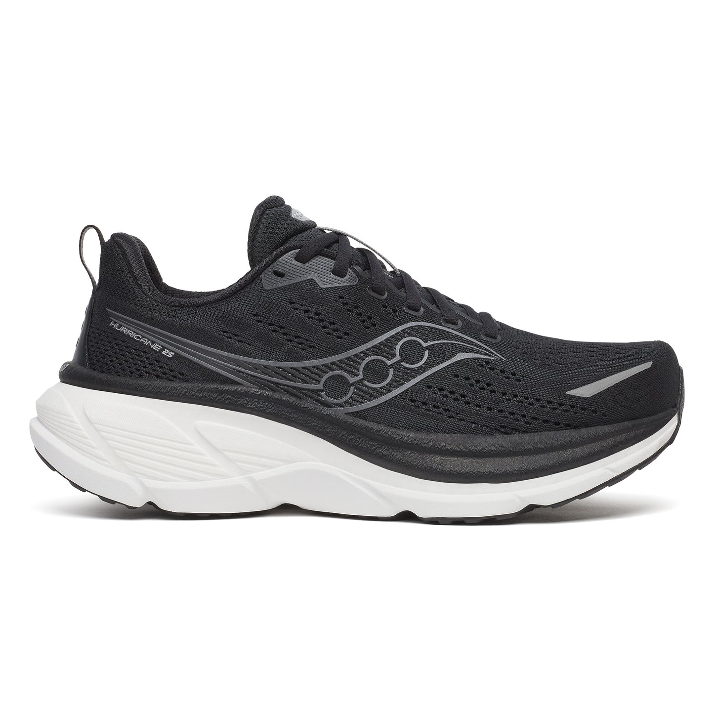 Saucony Hurricane 25 Stabiliteitsschoen Heren-zwart, wit