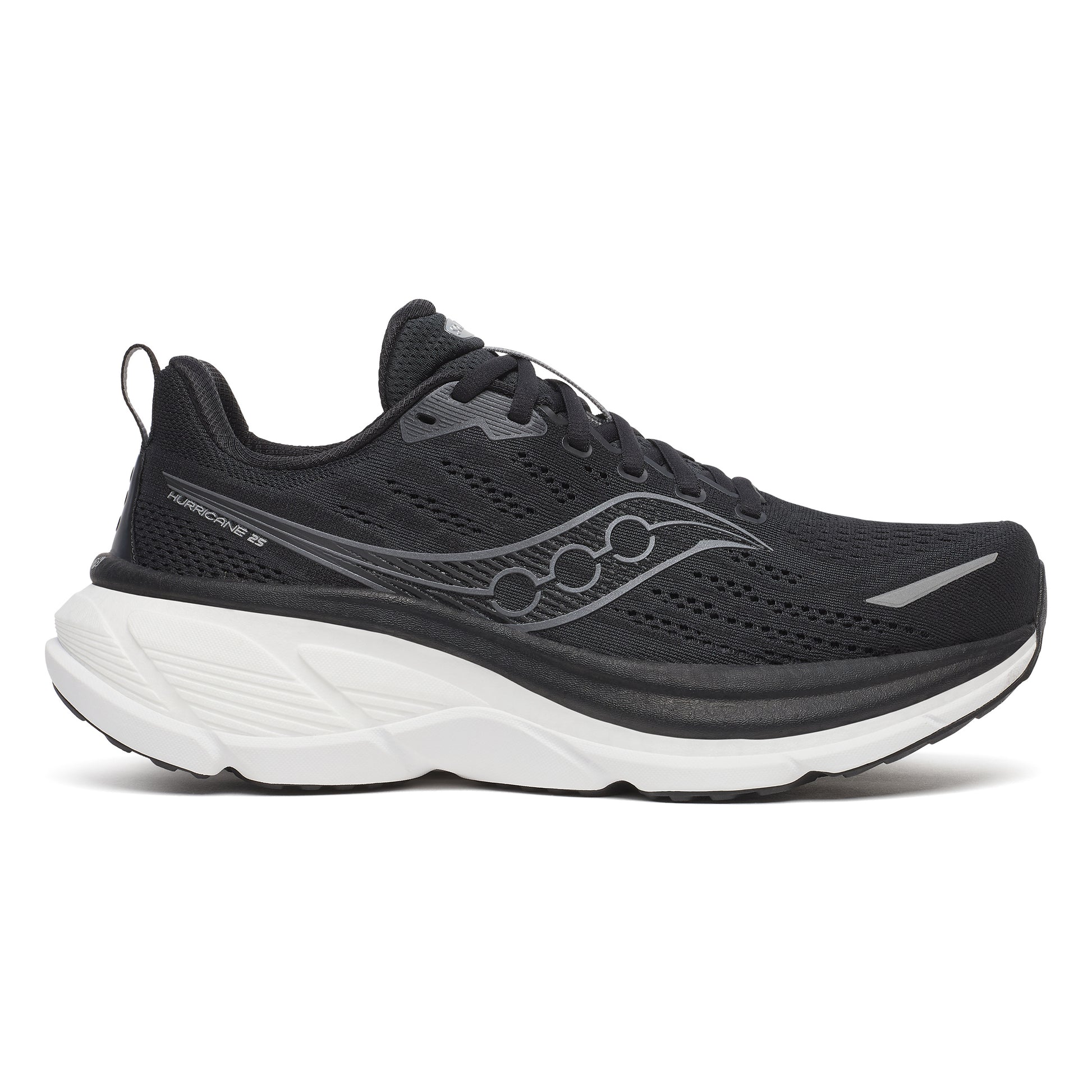 Saucony Hurricane 25 Stabiliteitsschoen Heren-zwart, wit
