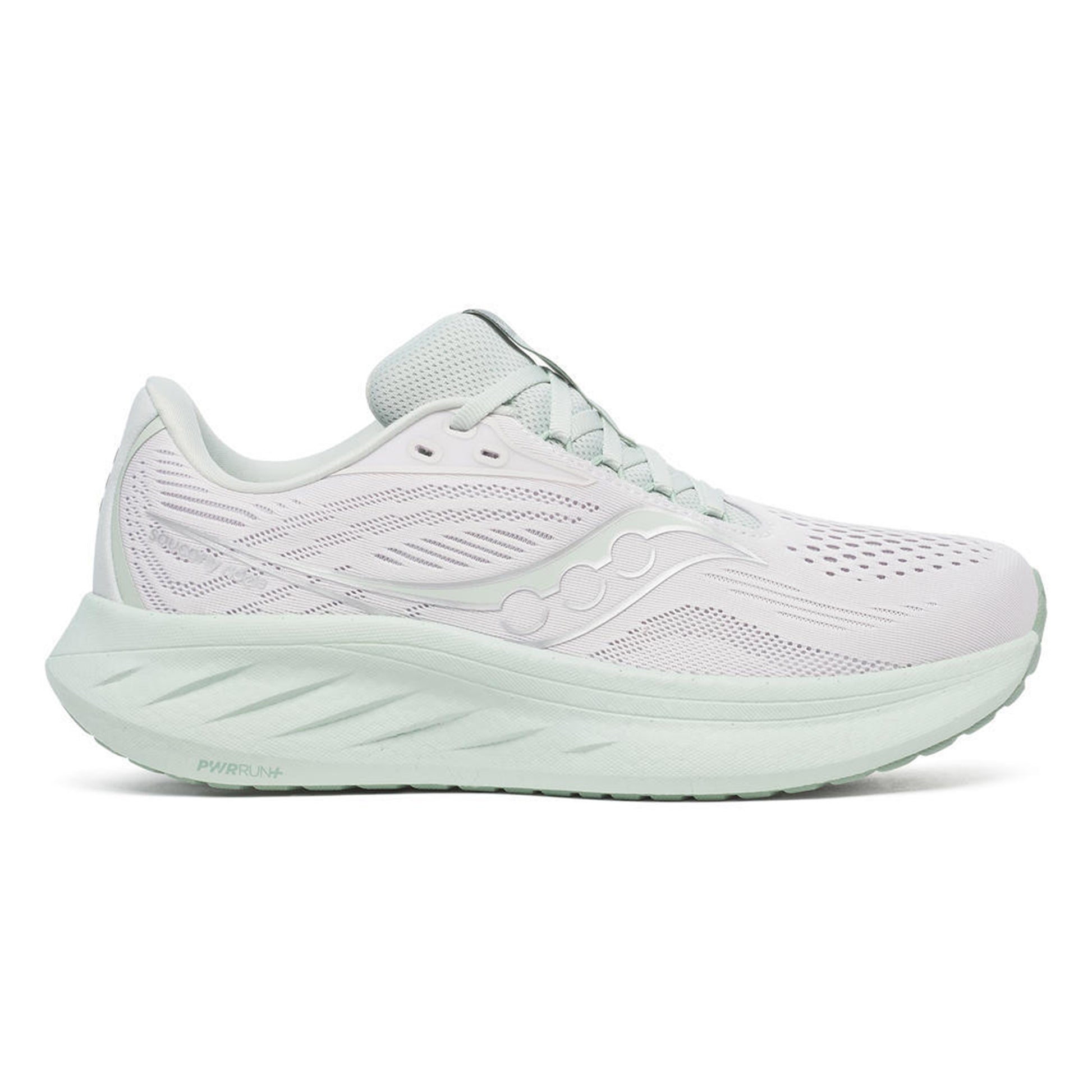 Saucony Ride 18 Neutrale schoen Dames-crème,mint
