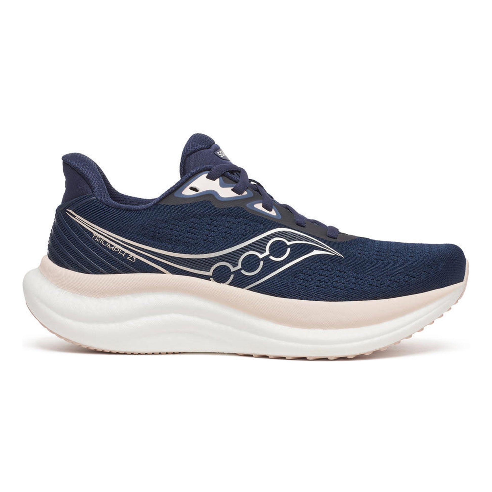 Saucony Triumph 23 Neutrale schoen Dames - donkerblauw, roze