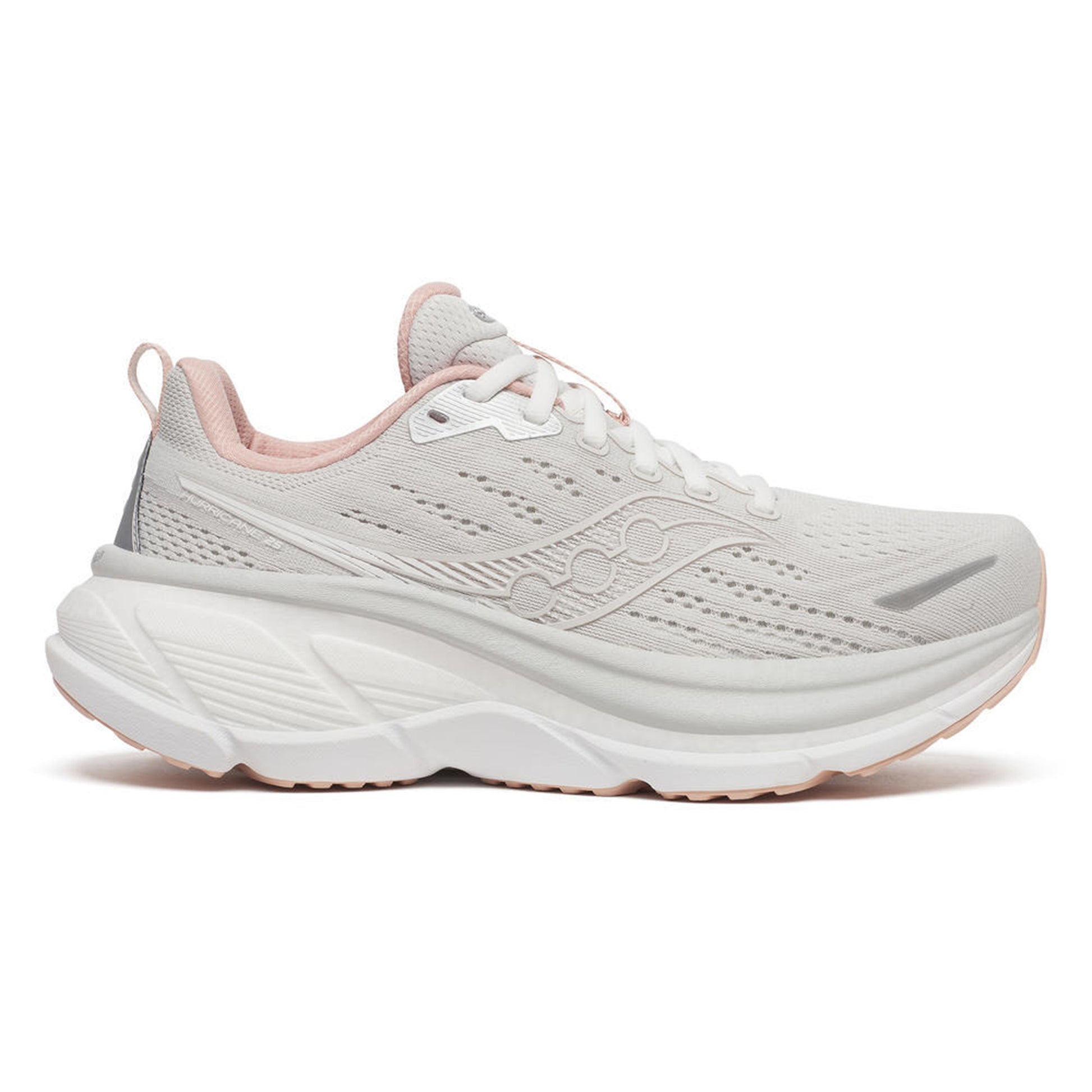 Saucony Hurricane 25 Stabiliteitsschoen Dames-crème, wit