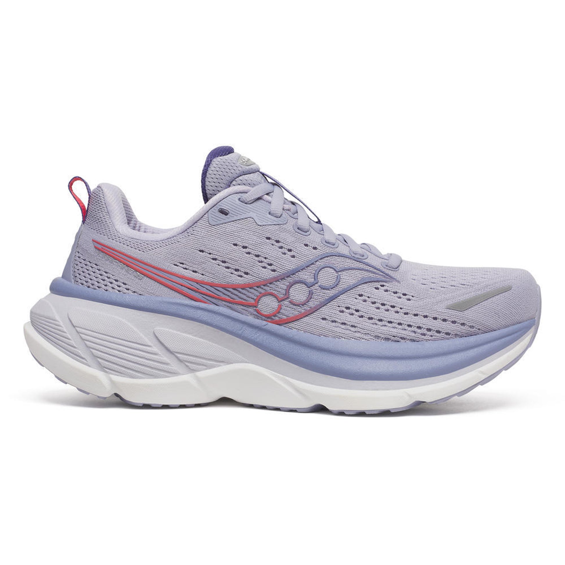 Saucony Hurricane 25 Stabiliteitsschoen Dames-paars, lichtgrijs
