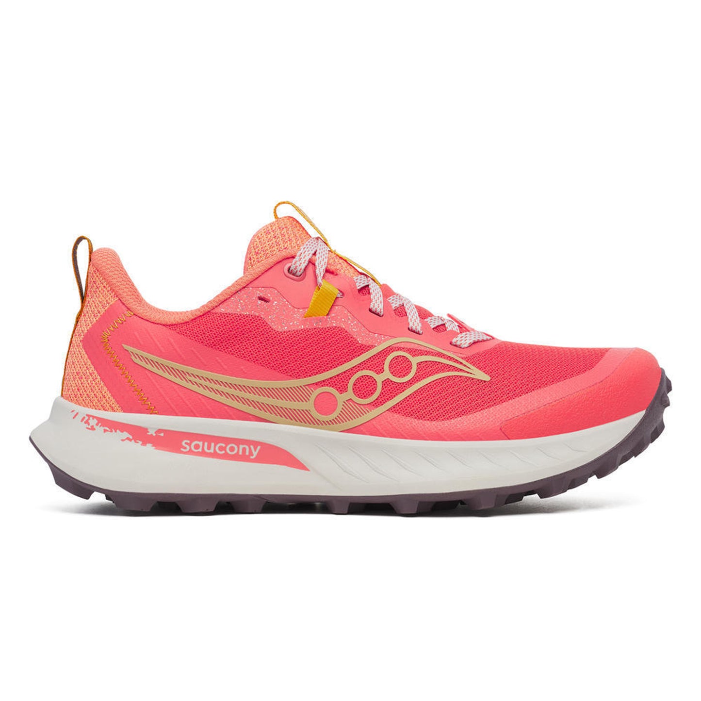 Saucony Peregrine 15 Trailschoen Dames-Koraal,Oranje