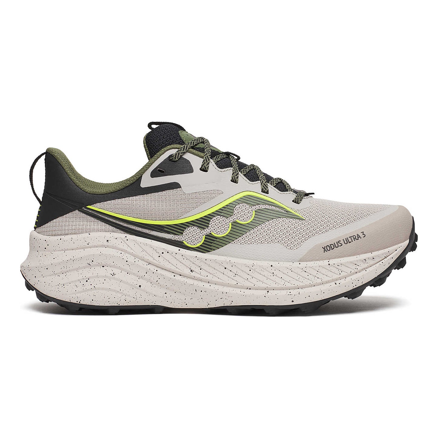 Saucony Xodus Ultra 3 Trailschoen Heren-Crème,Olijf