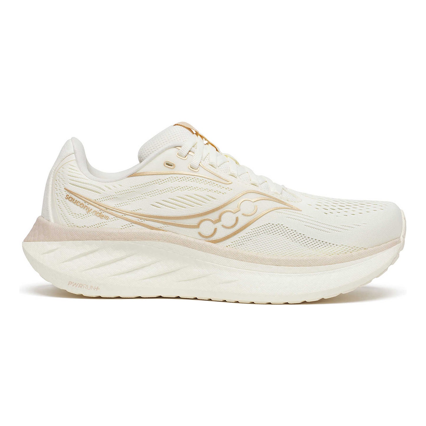 Saucony Ride 18 Neutrale schoen Dames - crème,