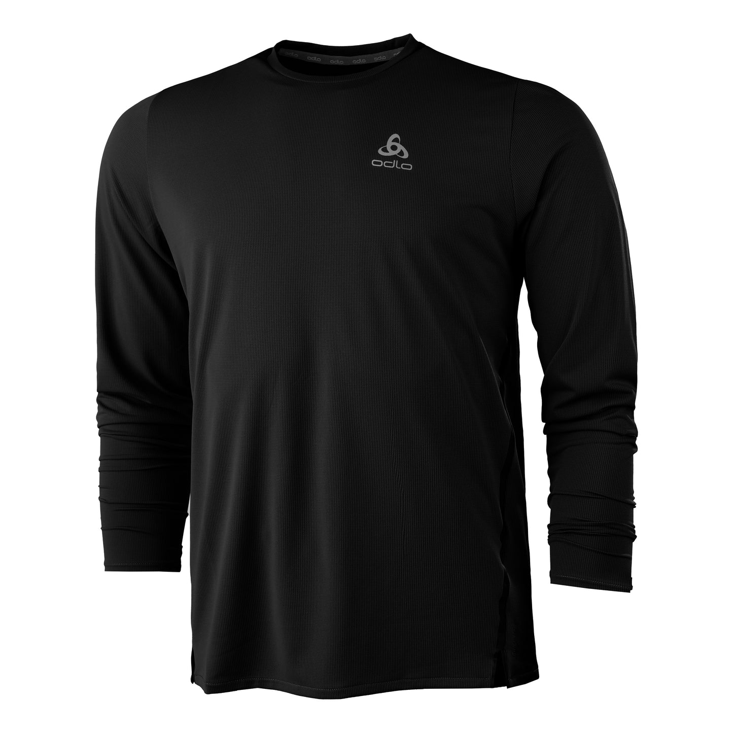 Odlo Zeroweight Chill-Tec Crew Neck Longsleeve Heren-Zwart