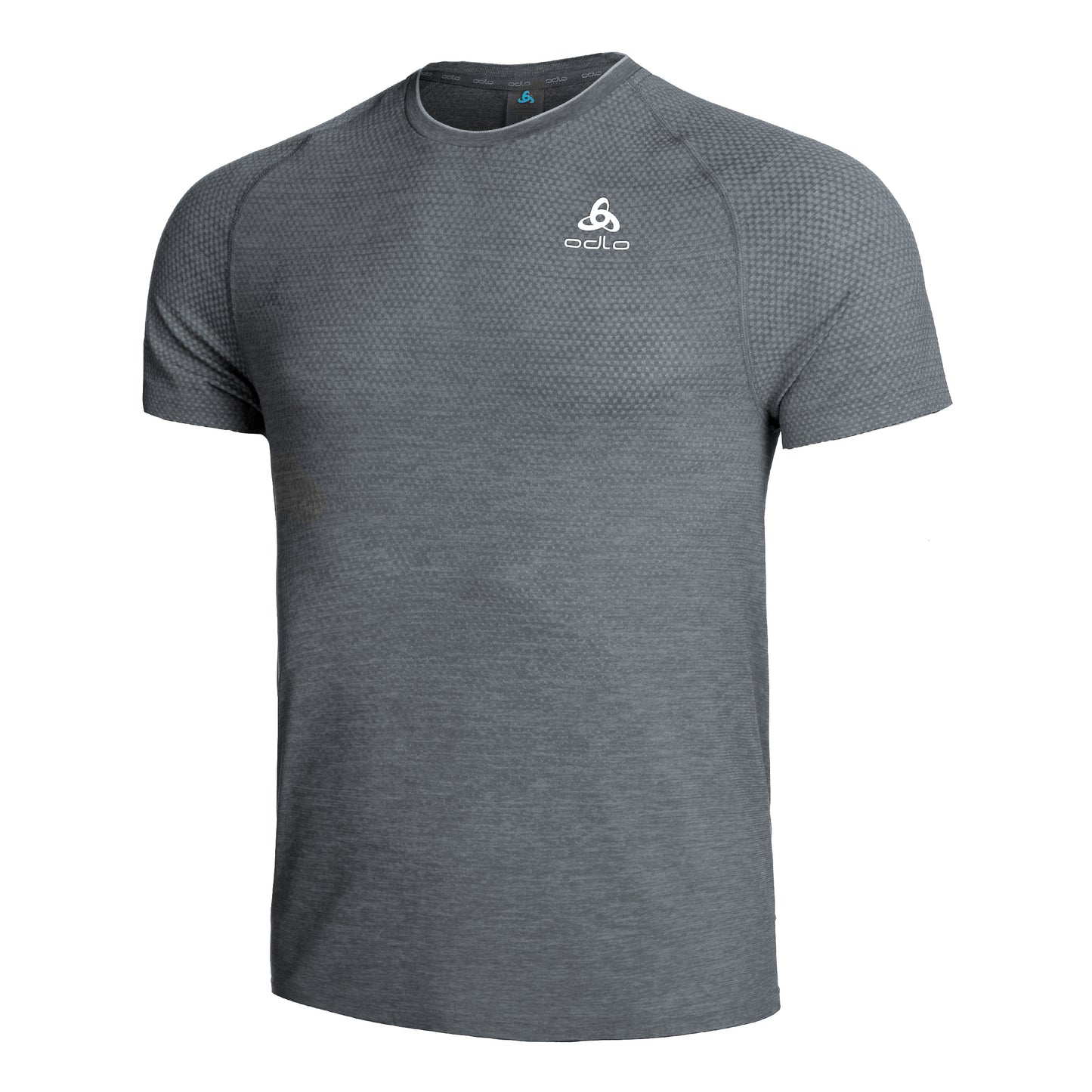 Odlo Crew Neck Essential Seamless Hardloopshirt Heren-Grijs